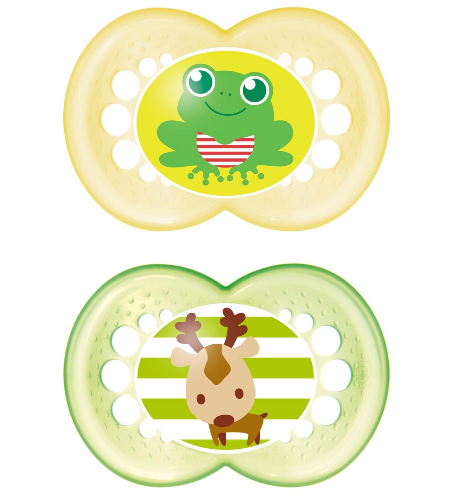 MAM Pacifier Original Silicone 6 - 16 Months Assorted - Assorted is for 1 Piece