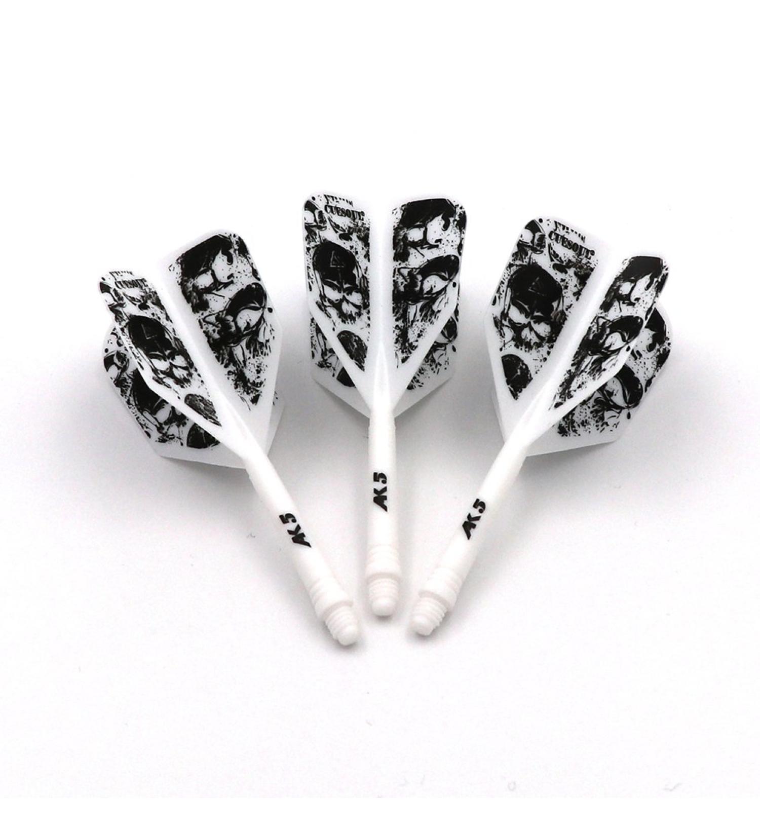 CUESOUL ROST Integrated Dart Shaft and Flights - Big Wing Shape - Green Skull | 33mm Length - Buy Online on GoSupps.com