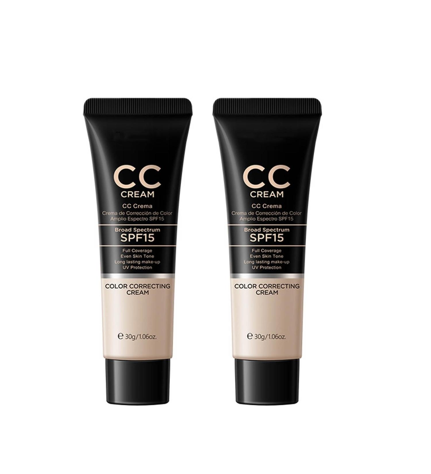 CC Cream SPF 15 Foundation CC Cream for Older Women Full-Coverage Foundation SPF 15 Lightweight Coverage Moisturizer for Face CC Colour Correcting Self Adjusting Moisturizing Skin Cream - Buy Online on GoSupps.com