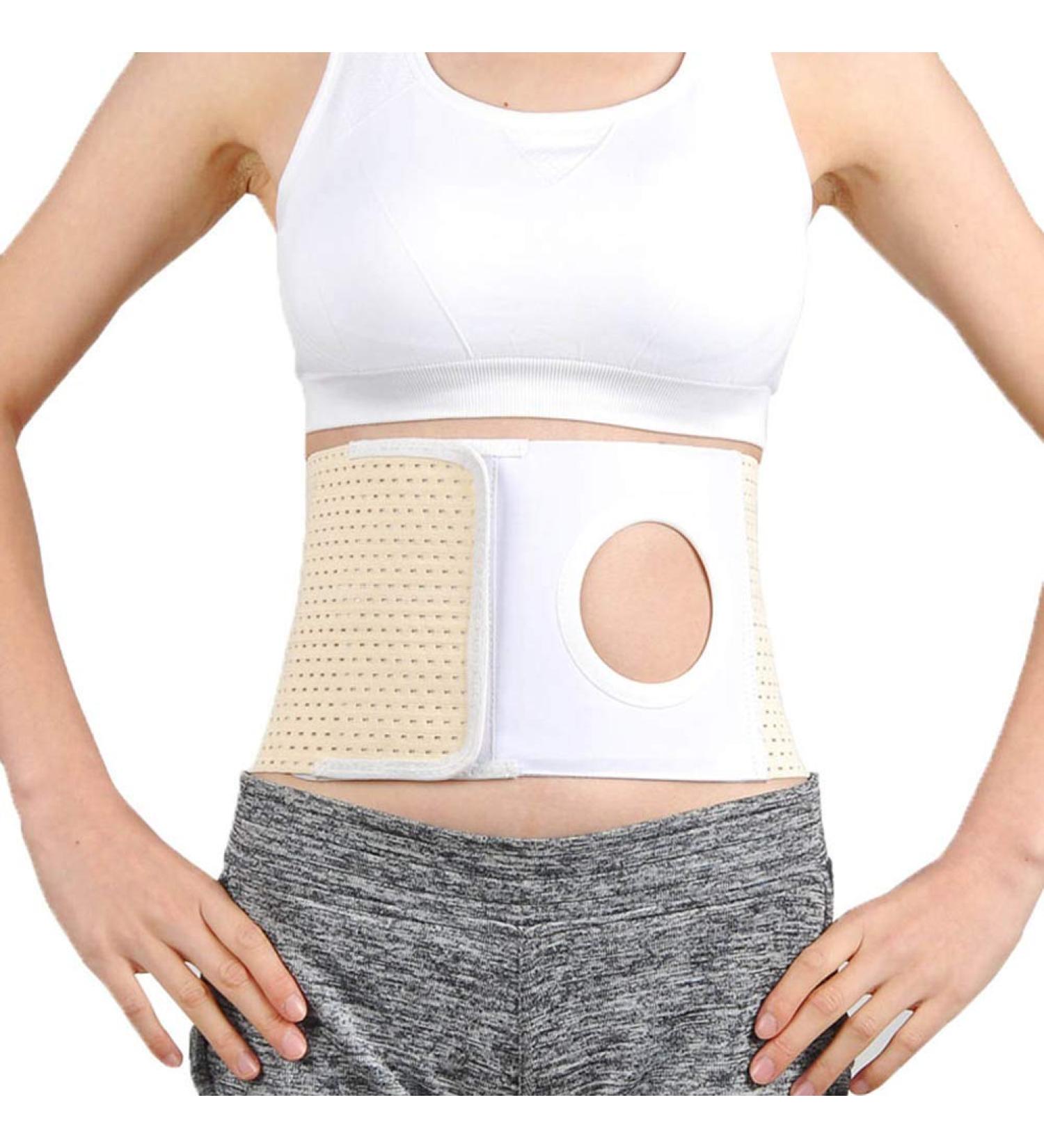 XJzhang Stoma Belt Support | Stoma Hernia Belts for Men & Women | Inguinal Bandage for Colostomy Protection - 9cm Opening - Buy Online on GoSupps.com
