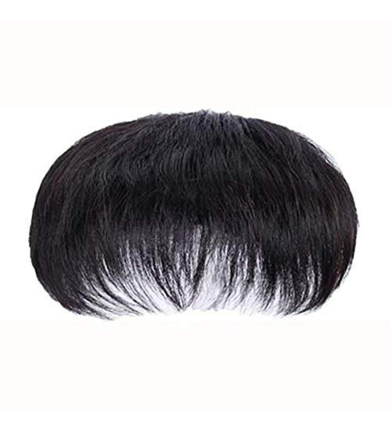Buy BGHJUE Men's Short Wigs - Heat Resistant Synthetic Hair Pieces for Daily Wear | Black 5x5 Inch Male Wigs - Buy Online on GoSupps.com