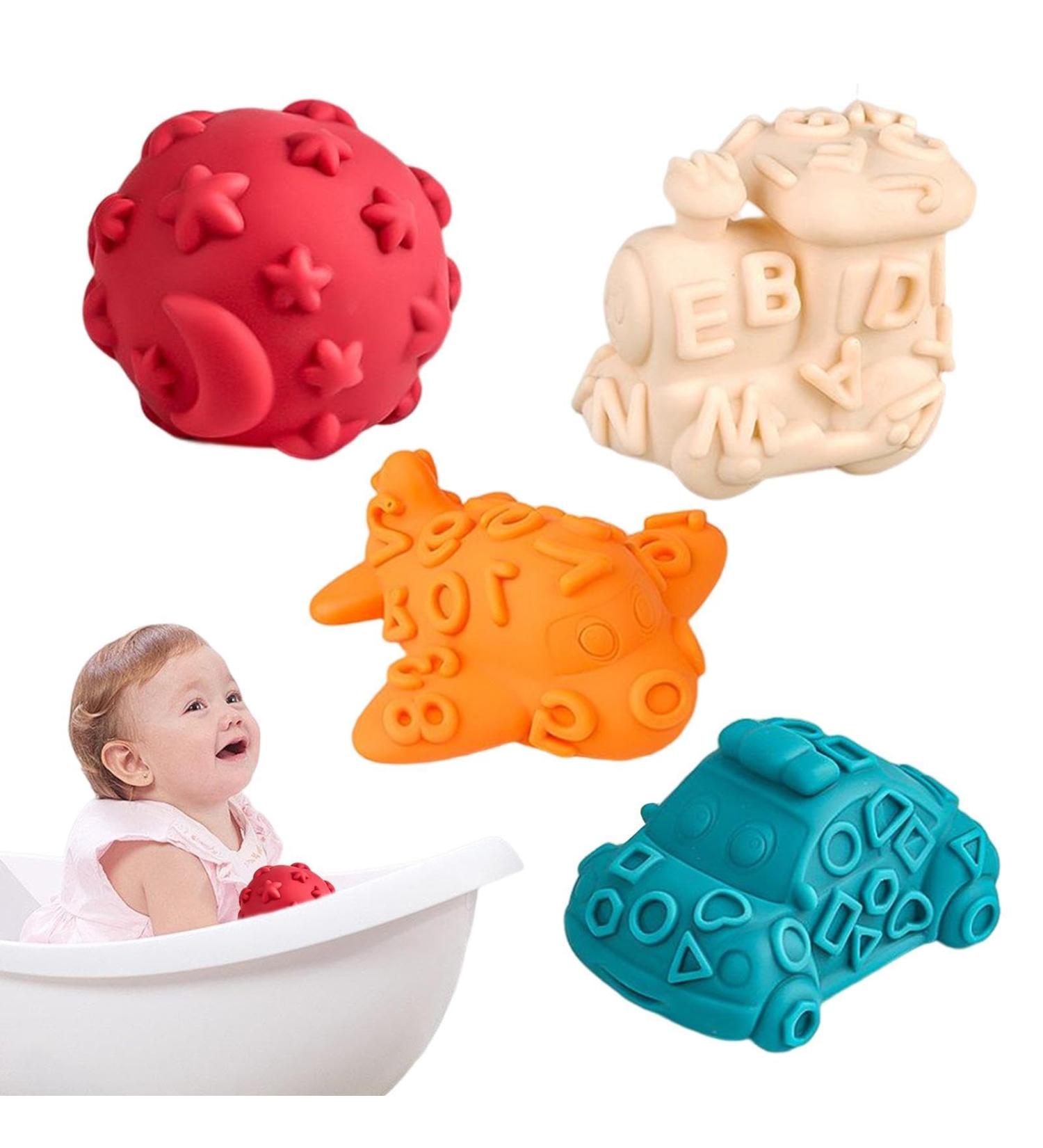 Buy Sensory Texture Ball Toys | Soft Activity Rascal Balls for Fine Motor Skills - Easy to Hold & Bite Ring | Perfect Multi-Sensory Gift - Buy Online on GoSupps.com