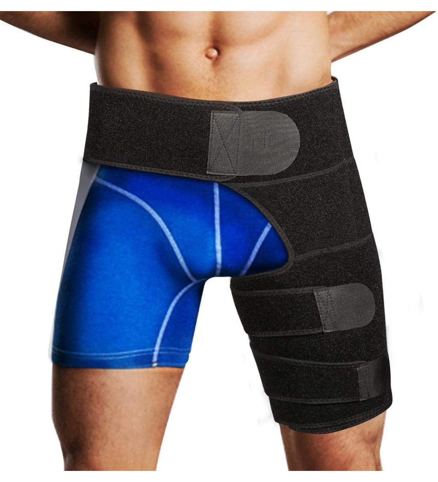 GOTOTOP Compression Brace for Hip & Thigh Support | Adjustable Sciatica Relief Wrap for Men & Women - Premium Quality - Buy Online on GoSupps.com