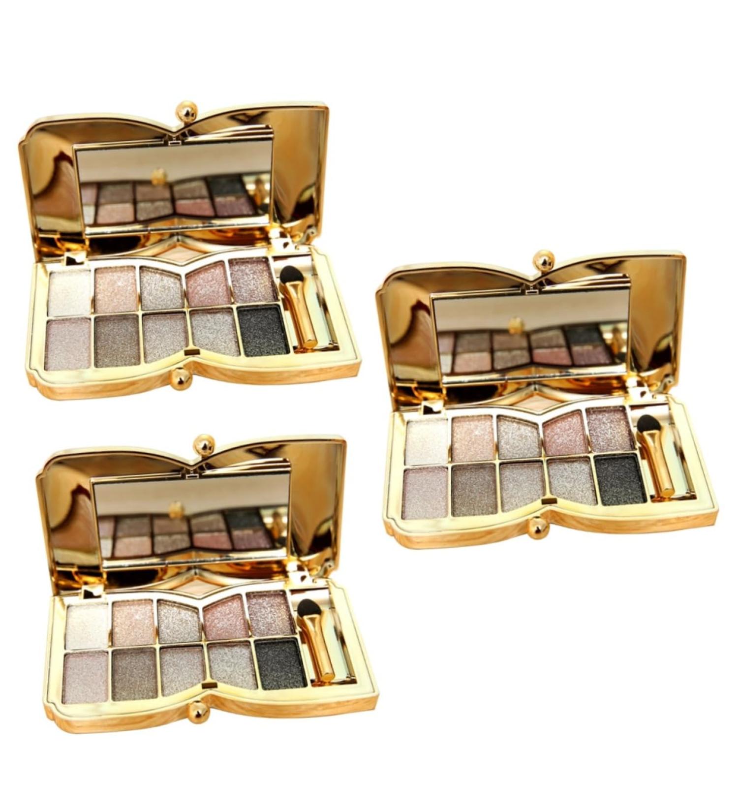 DOITOOL 3pcs Glitter & Makeup # Eyeshadow Mirror Flash Colorful Shadow Brush With Colors Eye 1 count (Pack of 1) As Shownx3pcs - Buy Online on GoSupps.com