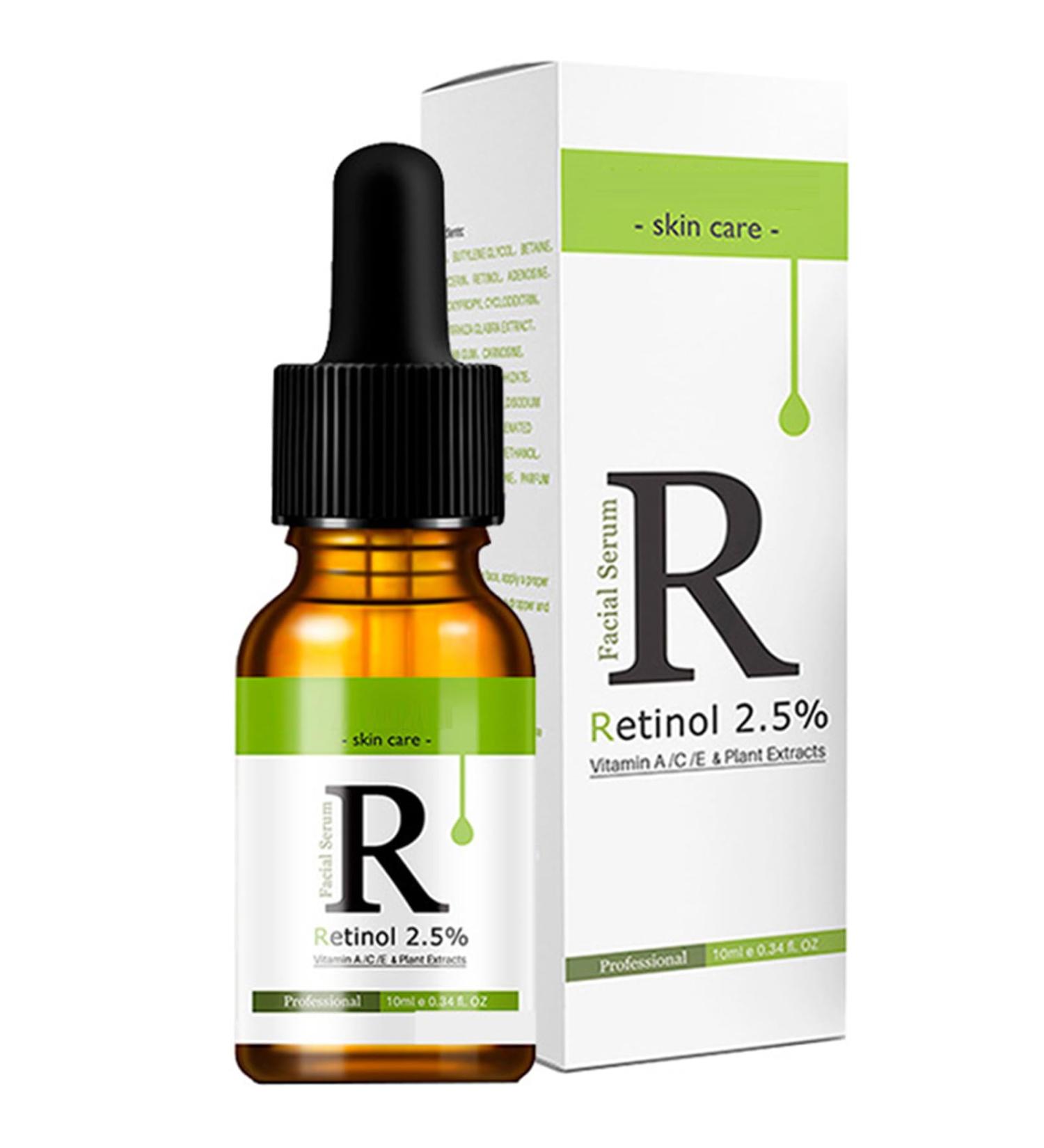 Retinol Serum For Face 2.5% Retinol Renew And Rejuvenate Your Skin Reduce Wrinkles and Fine Lines Improve Skin Texture And Elasticity (1pc) - Buy Online on GoSupps.com