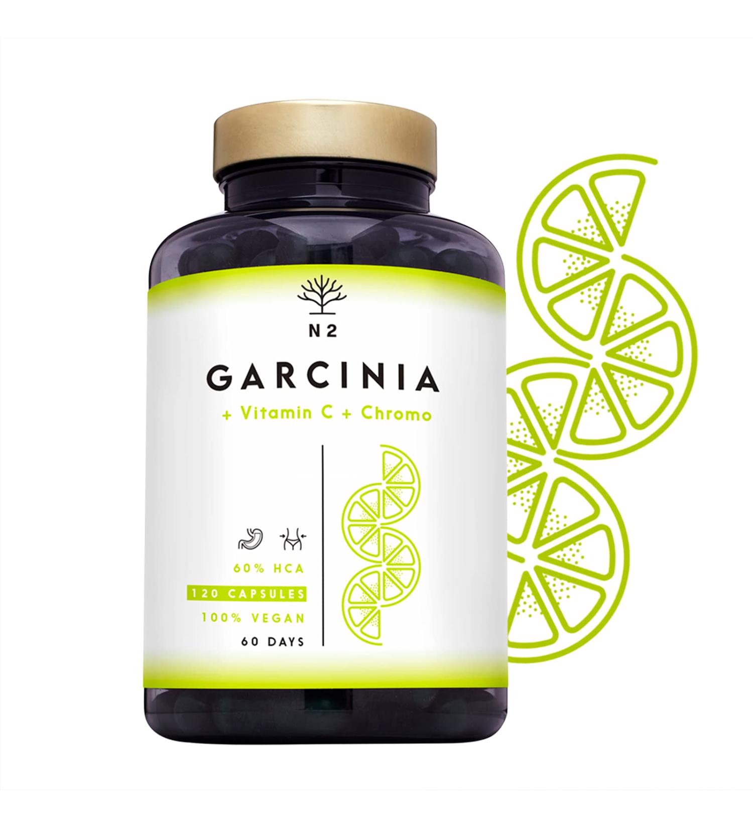 Buy Garcinia Cambogia High Dose Capsules - Vegan Appetite Suppressant & Fat Burner with 60% HCA | N2 Natural Nutrition - International Shipping Available - Buy Online on GoSupps.com
