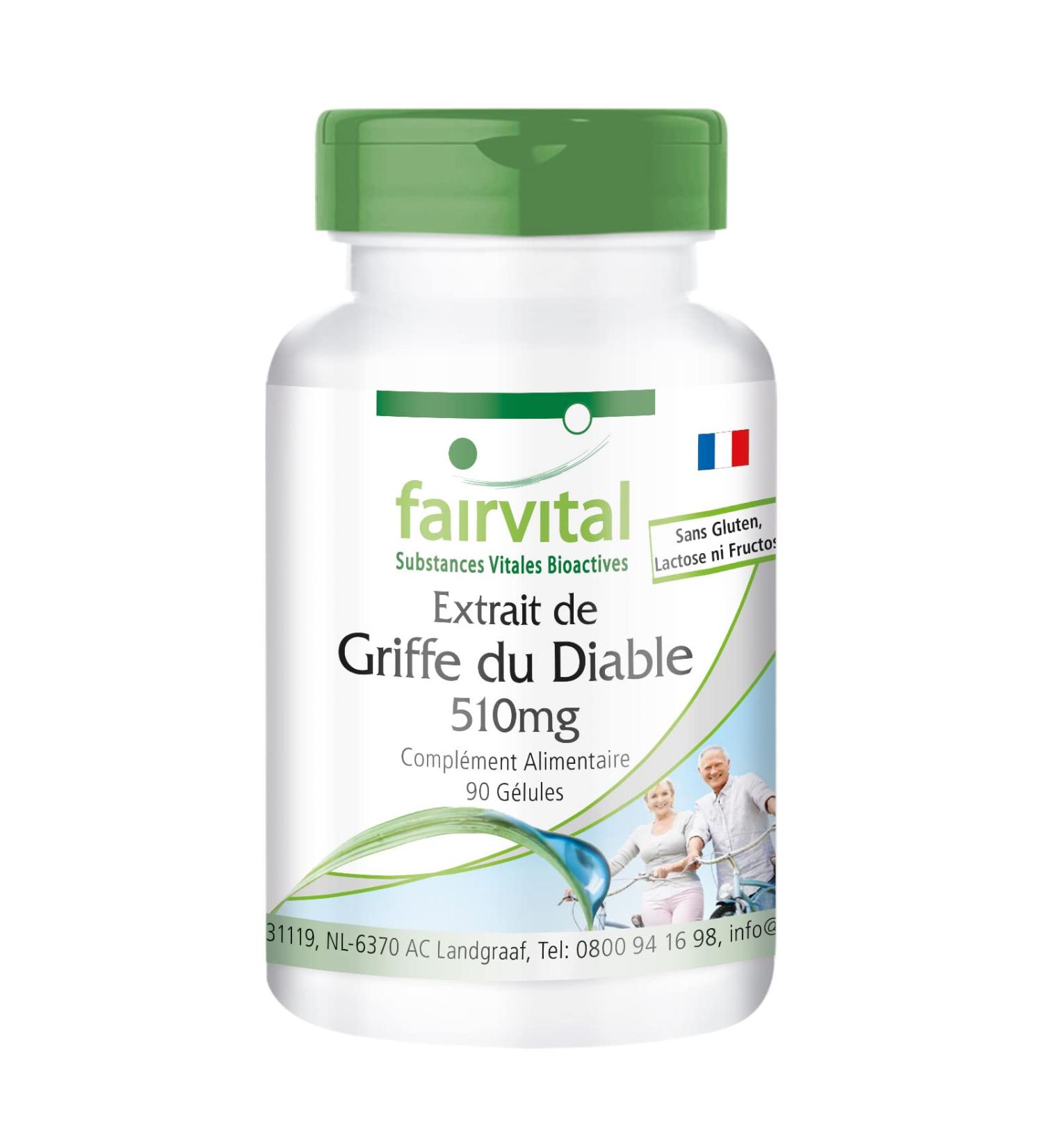 Fairvital | Devil's Claw Extract 510mg 90 capsules Harpagophytum vegetarian - Buy Online on GoSupps.com