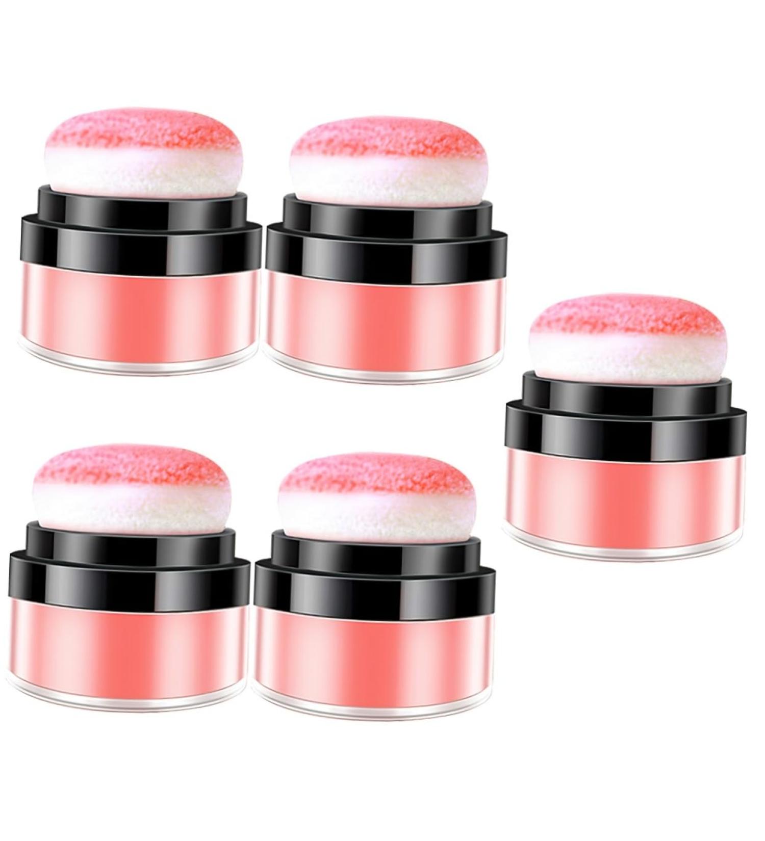 Beavorty 5pcs Oil Control Cushion Blush Blusher Rose Blush Maquillaje Blusa Blush Makeup Rosy Plastic - Buy Online on GoSupps.com