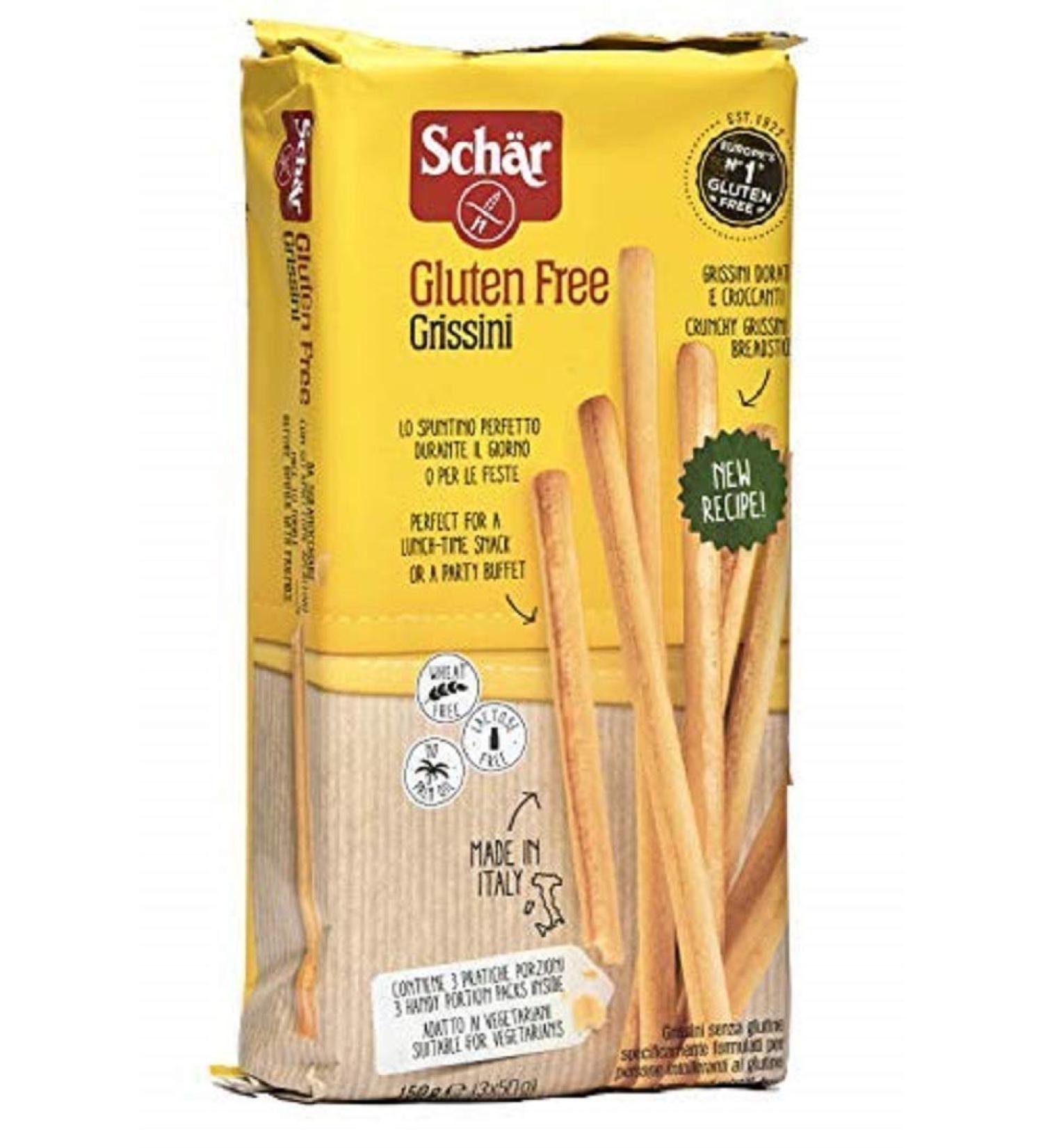 Schar Gluten-free food Grissini 150 g - 1 piece - Buy Online on GoSupps.com