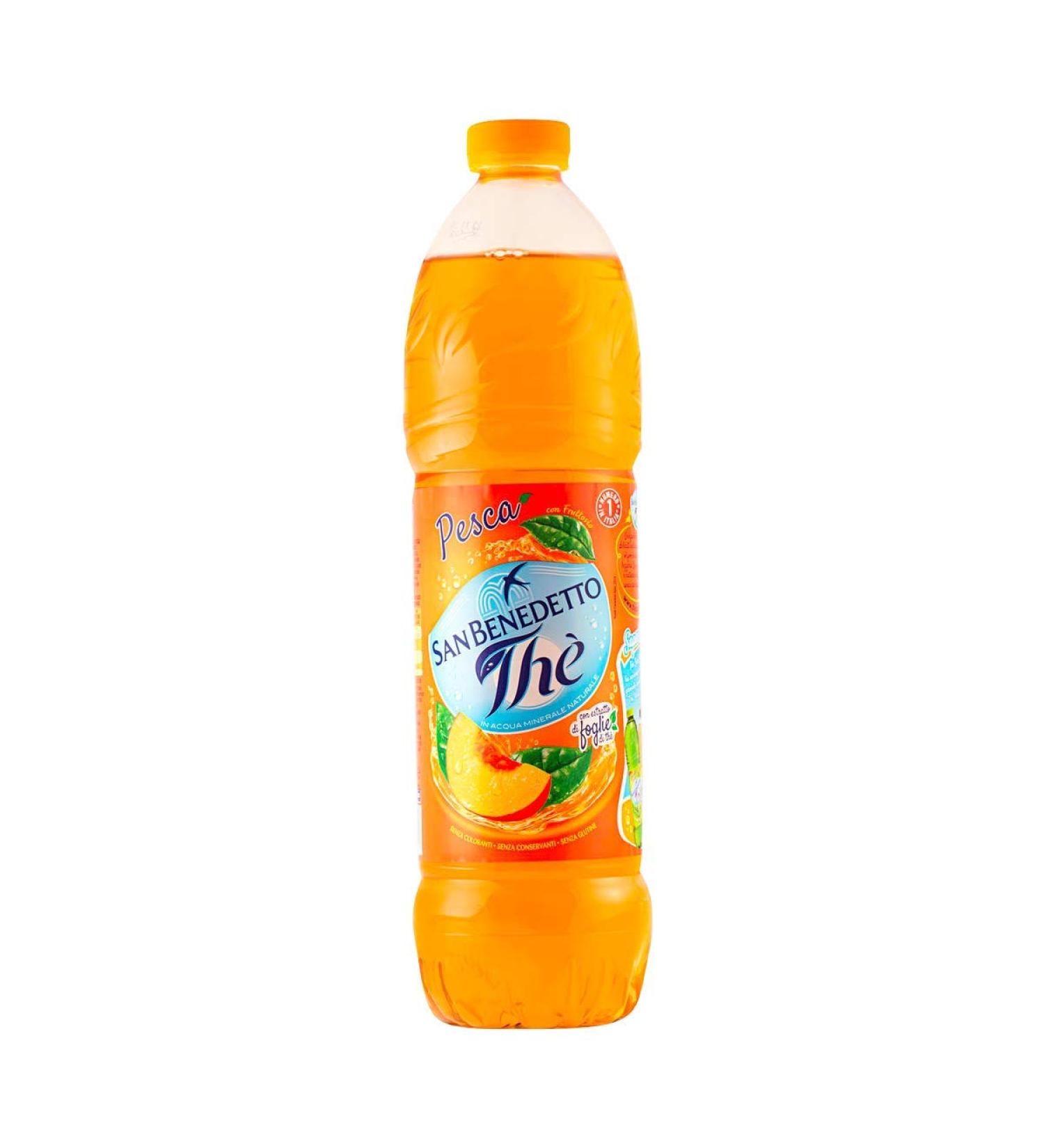 San Benedetto Lot de 12 th s glac s The' P che PET 1 5 l th rafra chissant