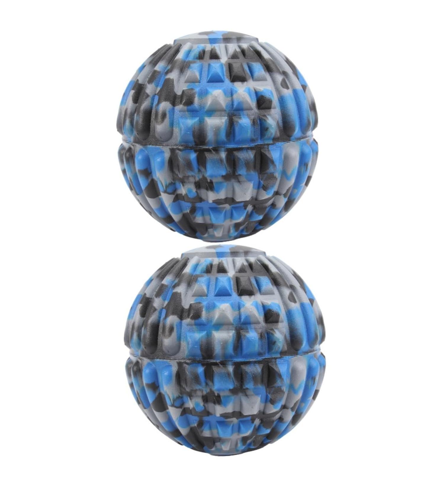 Gleavi 2-in-1 Massage Ball & Roller | Lacrosse Fitness Tool for Foot Massage & Fascia Relief | Perfect for Yoga & Equilibrium Training - 2pcs - Buy Online on GoSupps.com