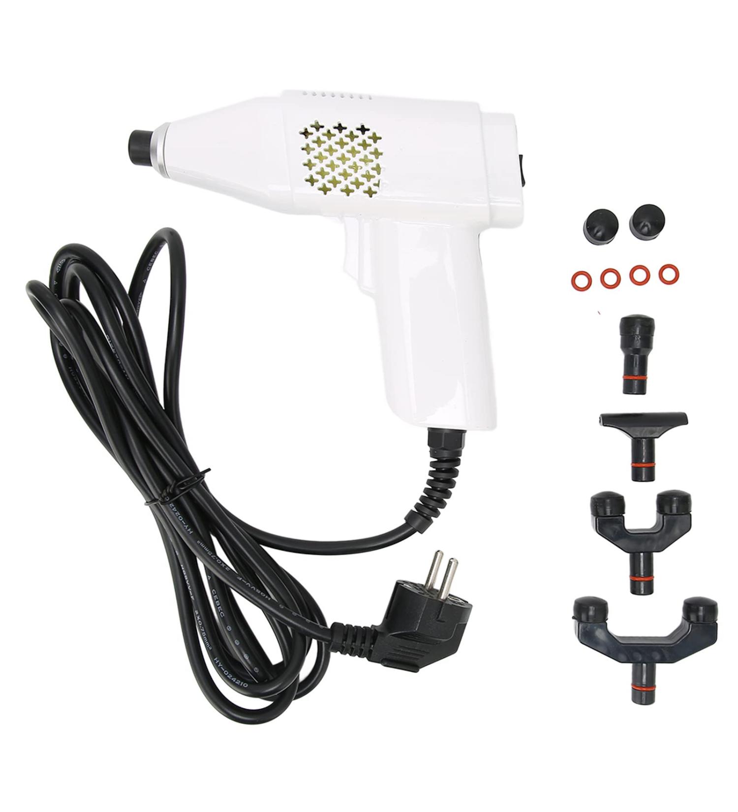 Buy Electric Chiropractor Device - 4 Interchangeable Massage Heads 3 Power Settings | International Shipping Available - Buy Online on GoSupps.com