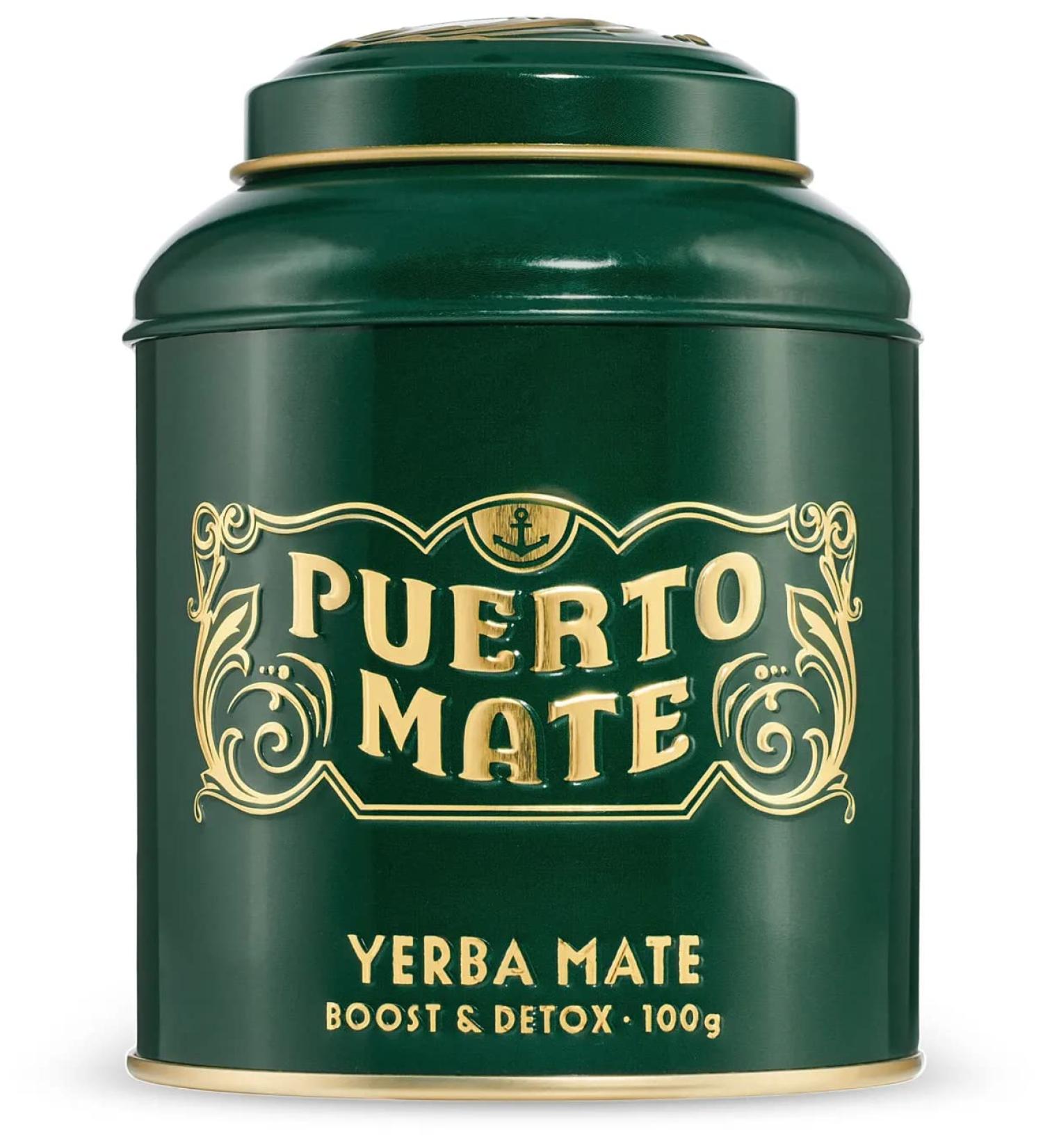 Buy Puerto Mate Yerba Mate Tea (100g) - Natural Caffeine from Argentina | Classic Design Gentle Drying - Buy Online on GoSupps.com