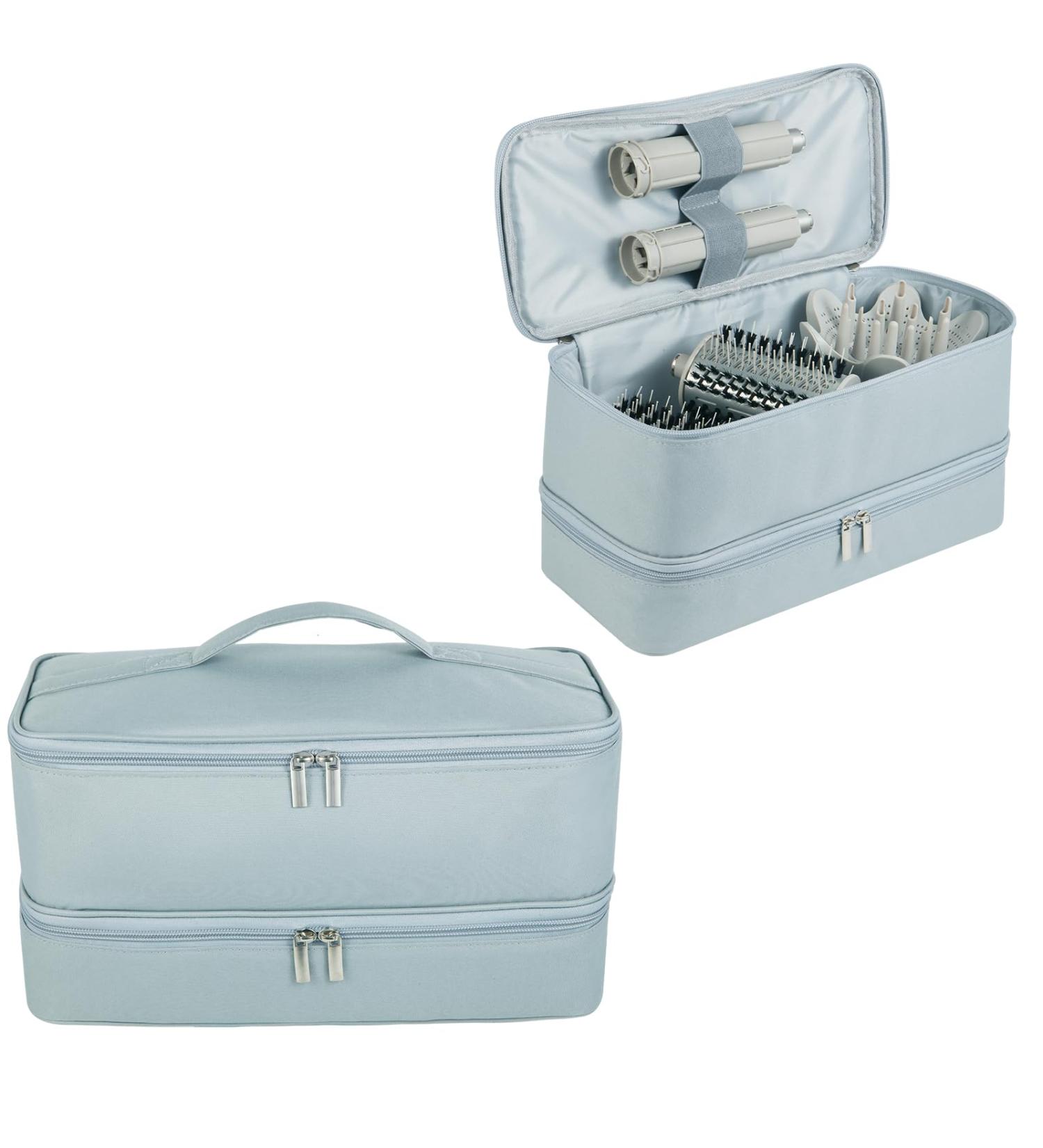 Gencam Double-Lodged Carrier Bag for Shark Flexstyle & Dyson Airwrap - Portable Travel & Storage Gray Double-Layer - Buy Online on GoSupps.com