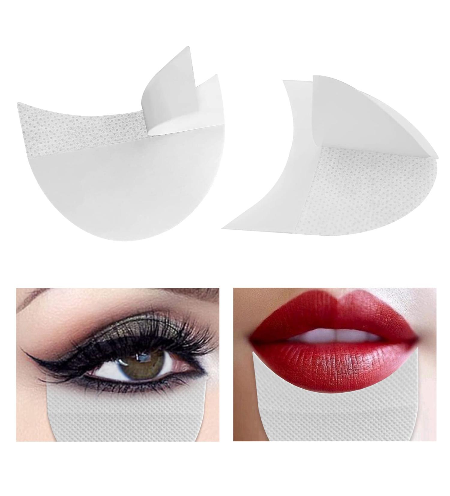 180Pcs Eye Shadow Pad Shields Professional Eye shadow Pads Stencils for Eyelash Extensions Lip Make Up Prevent Make Up Residue - Buy Online on GoSupps.com