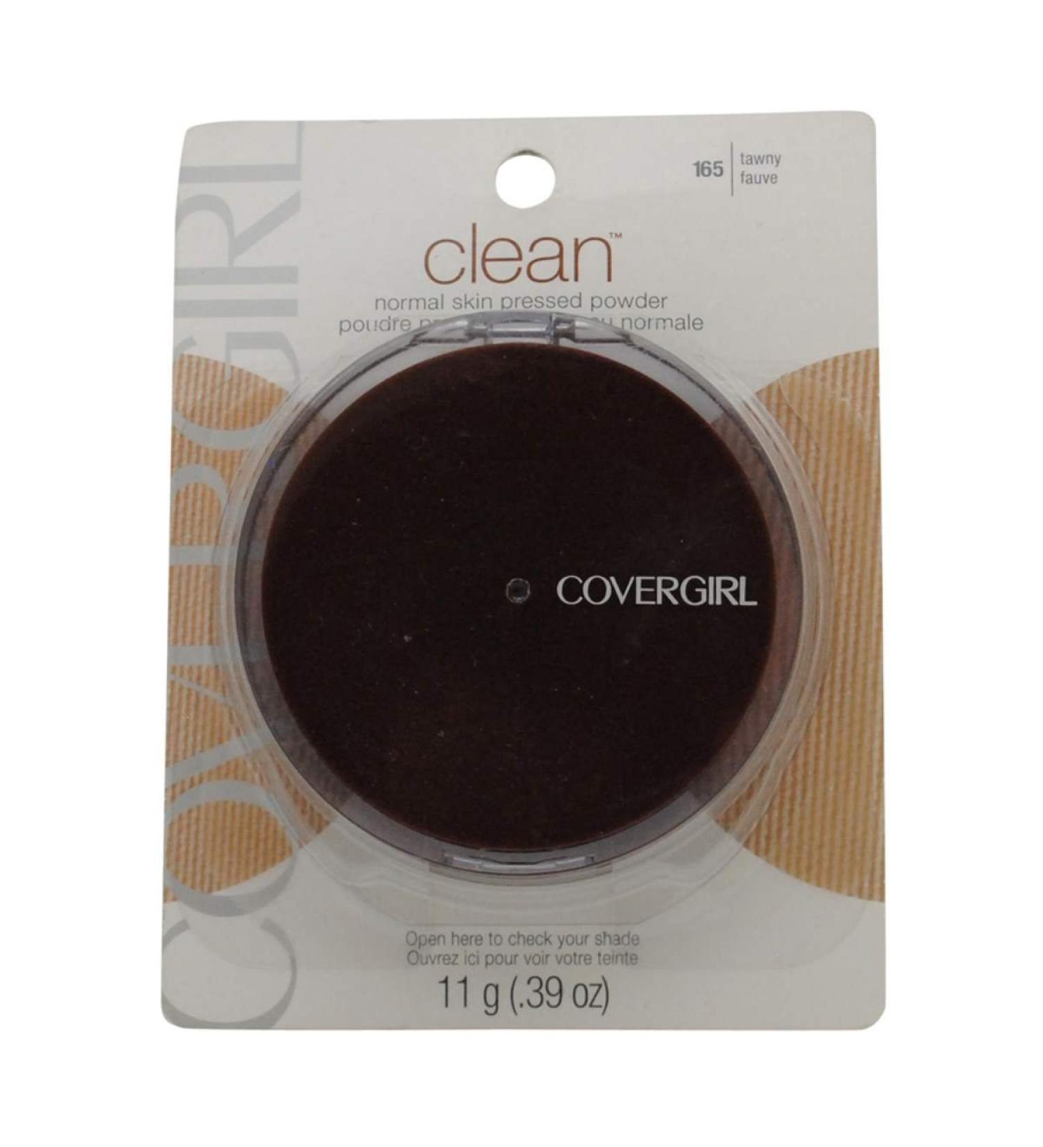 CoverGirl Clean Pressed Powder Compact  Tawny  0.39 oz(11g)