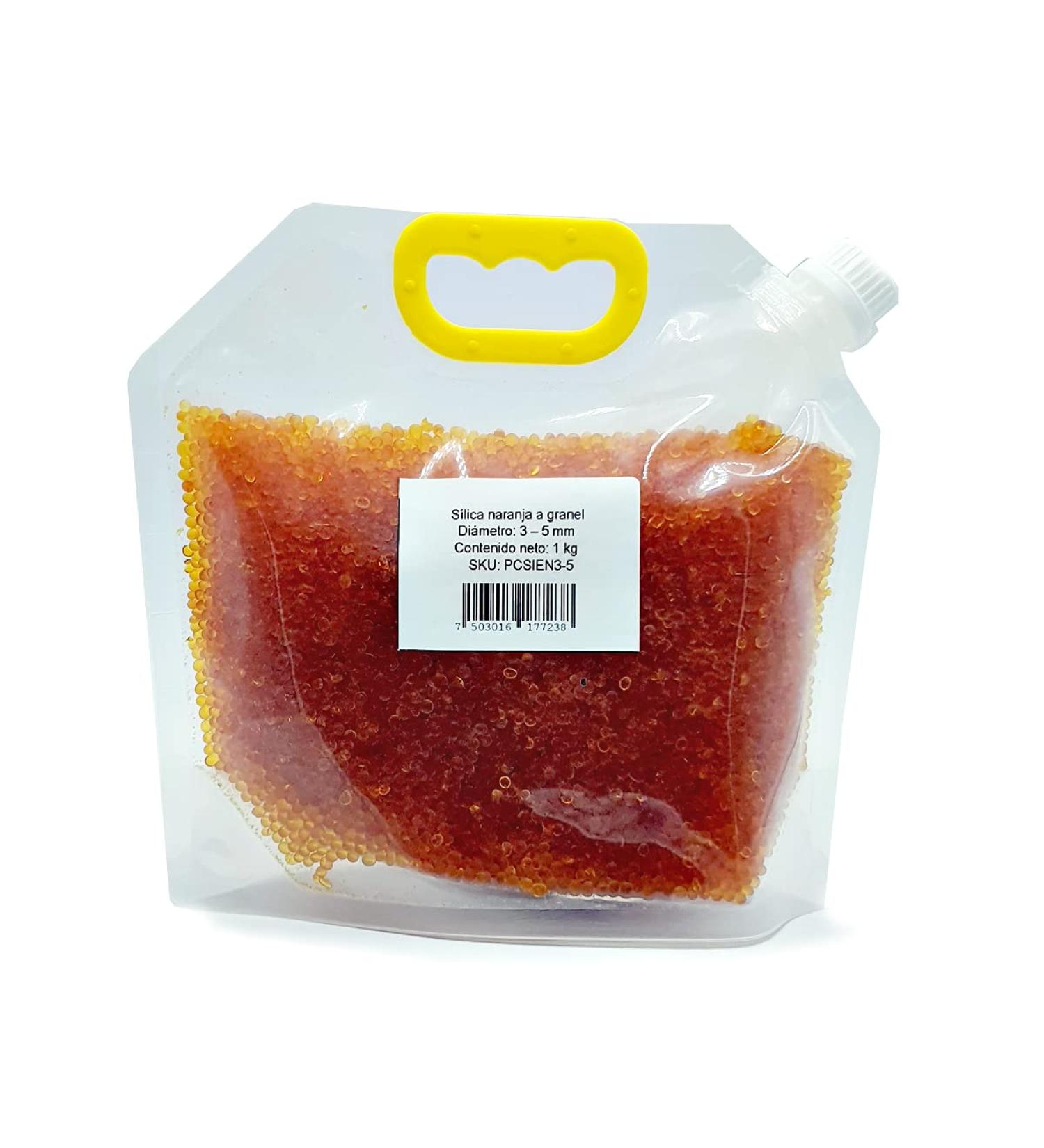DeseCamen Silica Gel Orange with Indicator - DMF & Cobalt Free Moisture Absorption (3-5 mm) - Ideal for International Shipping - Buy Online on GoSupps.com