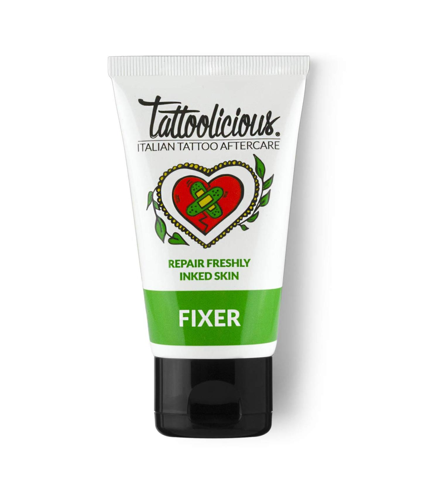 Tattoolicious FIXER - The Soothing Cream for New Tattoo with Organic Active Ingredients with Soothing and Calming Properties 75 ml - Buy Online on GoSupps.com