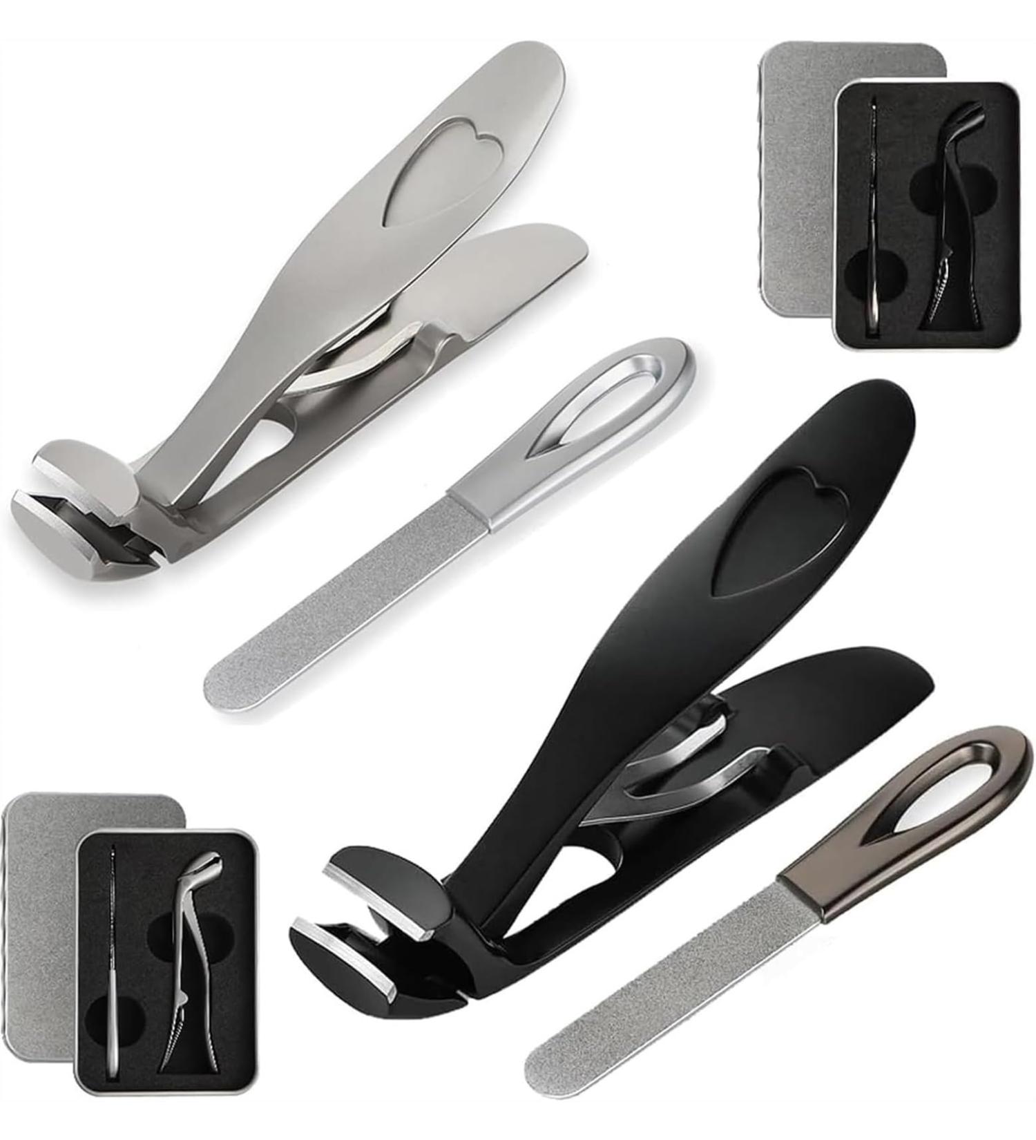 Cumuul Clipmaster Pro Libiyi Clipmaster Pro Ergonomic Angled Head Senior Toenail Clipper 2024 New Upgraded German Thick Nail Clippers(2set) - Buy Online on GoSupps.com