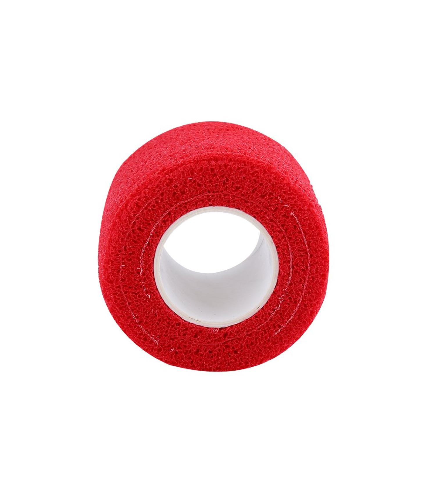 5 Rolls Waterproof Self Adhesive Bandage Tape Set - Finger Joints Wrap for Sports Care (Red) | International Shipping - Buy Online on GoSupps.com