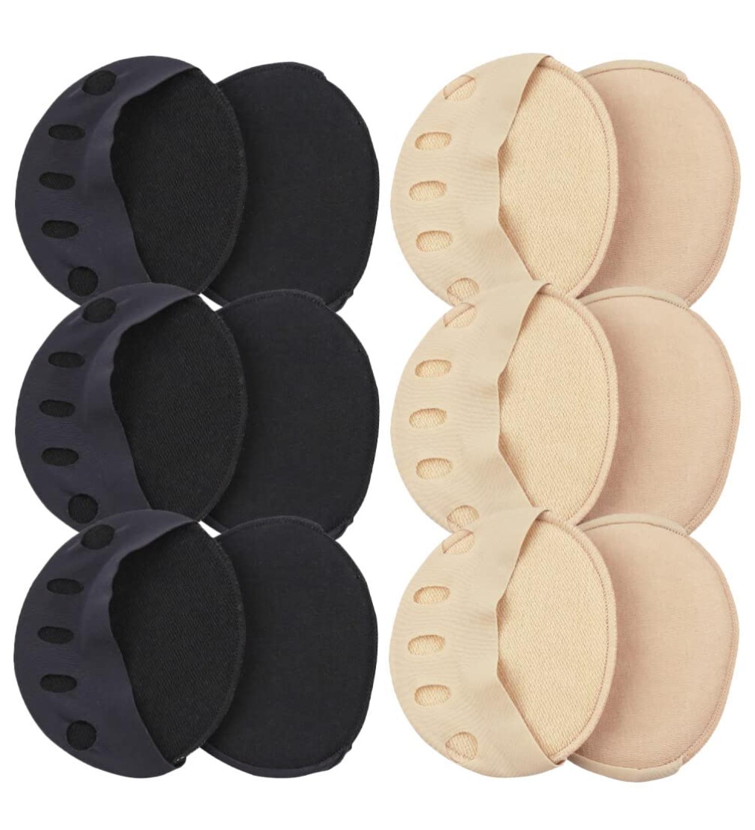 FOMIYES Forefoot Half Socks & Heel Protector Pads - 6 Pairs of Cushions for High Heels - Comfortable Insole Inserts for Women - Buy Online on GoSupps.com