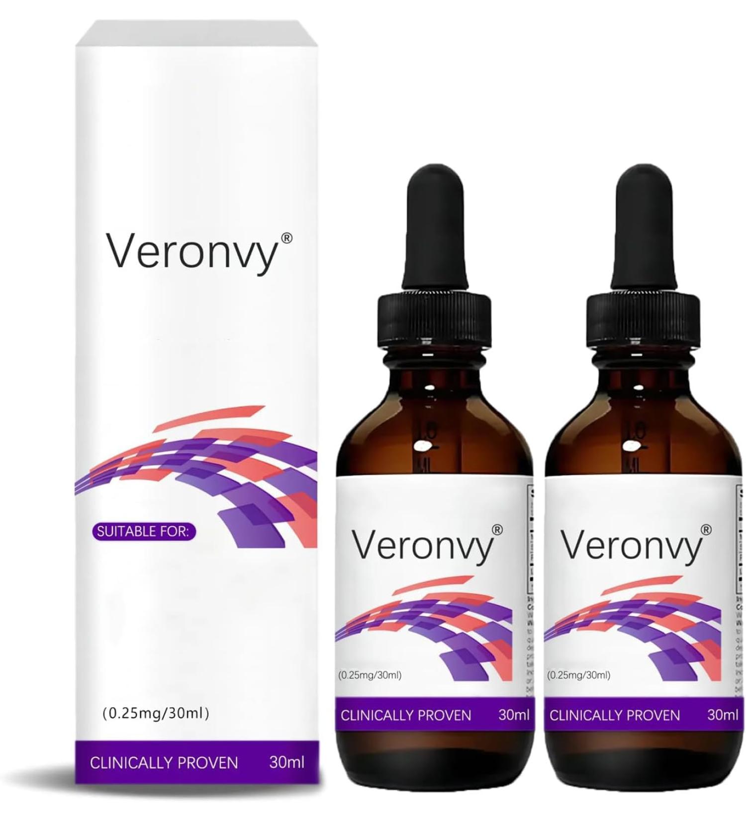 Buy Veronvy Vitamin Drops - Natural Supplement for Men & Women (2 Bottles 30ml) | International Shipping - Buy Online on GoSupps.com