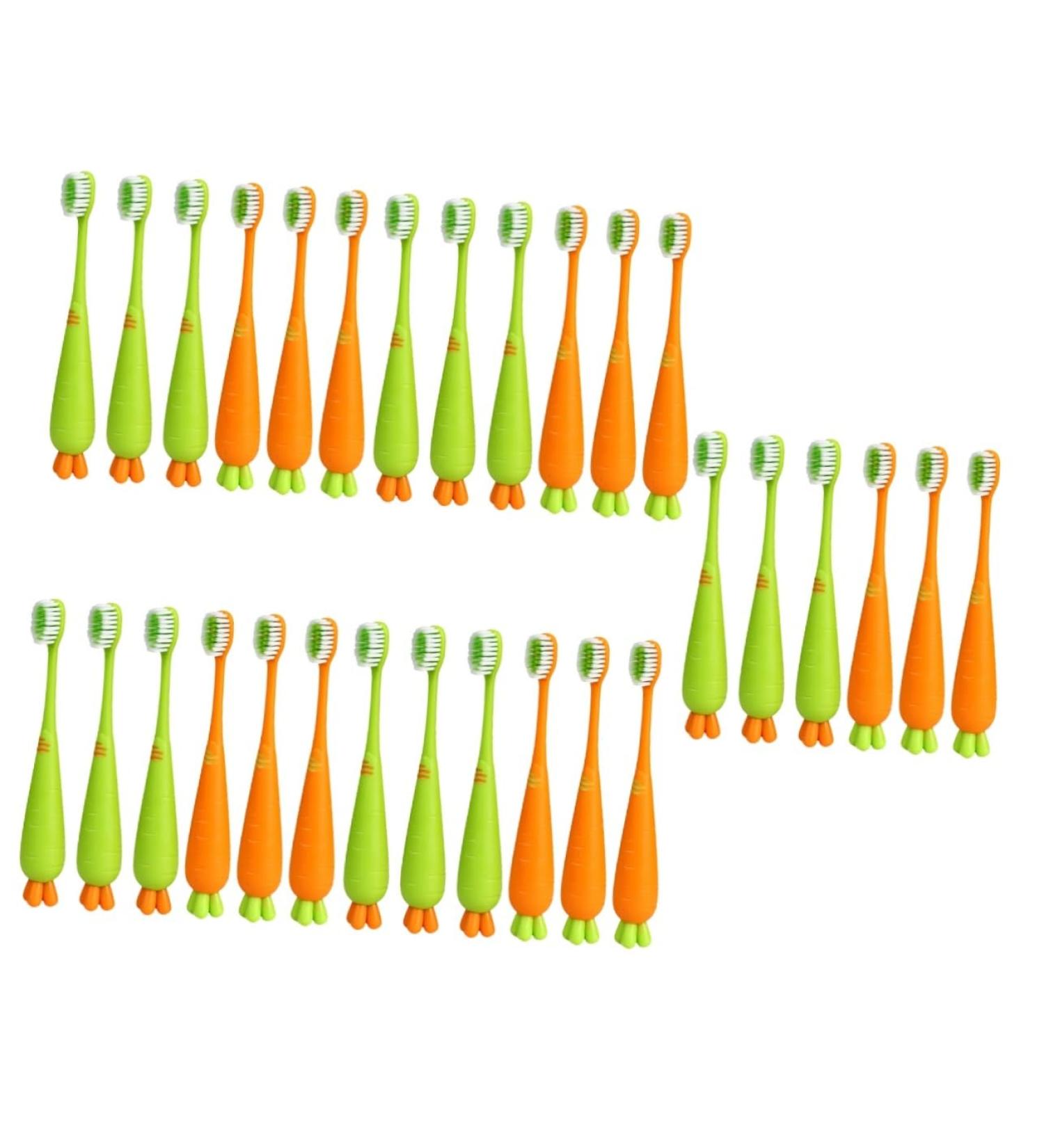 Buy Healvian 30 STK Cartoon Toothbrushes - Soft Travel Toothbrushes for Kids & Babies - Bulk Mouth Cleaning Brushes - International Shipping Available - Buy Online on GoSupps.com