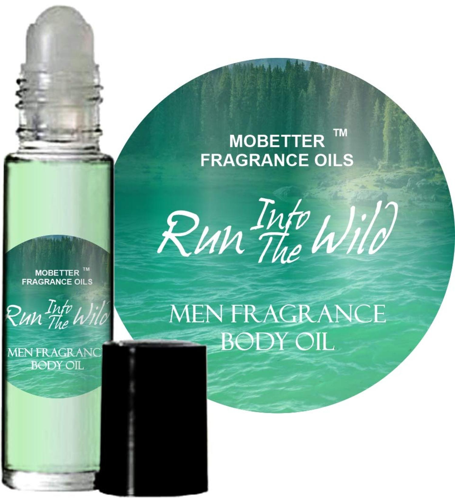 Run Into The Wild Cologne Fragrance Body Oil for Men by Mobetter Fragrance Oils