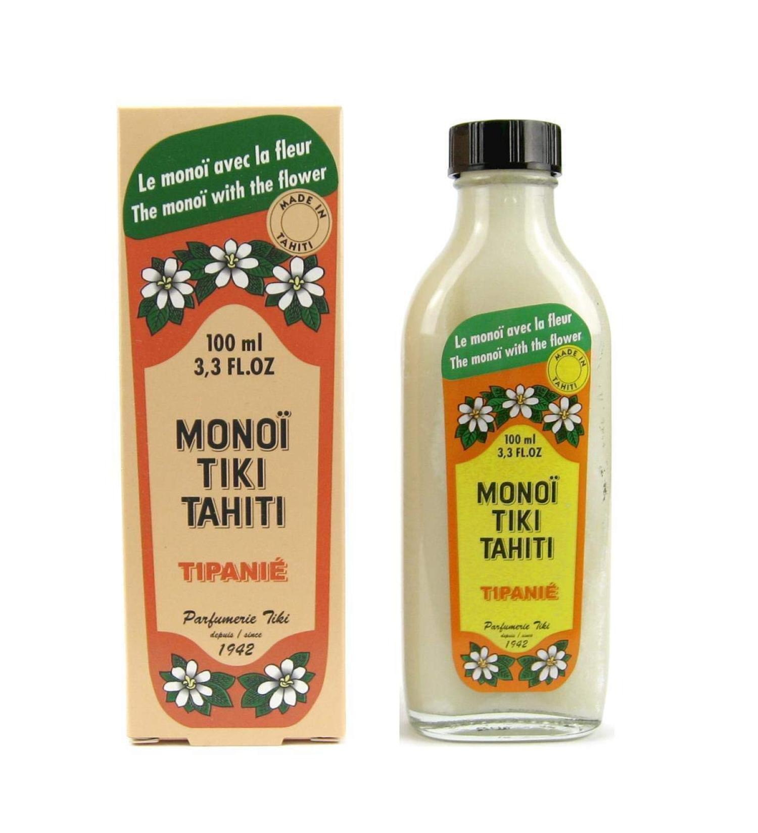 Monoi Tiki Tahiti Monoi Tiki Tahiti Tipani 100 ml Glass