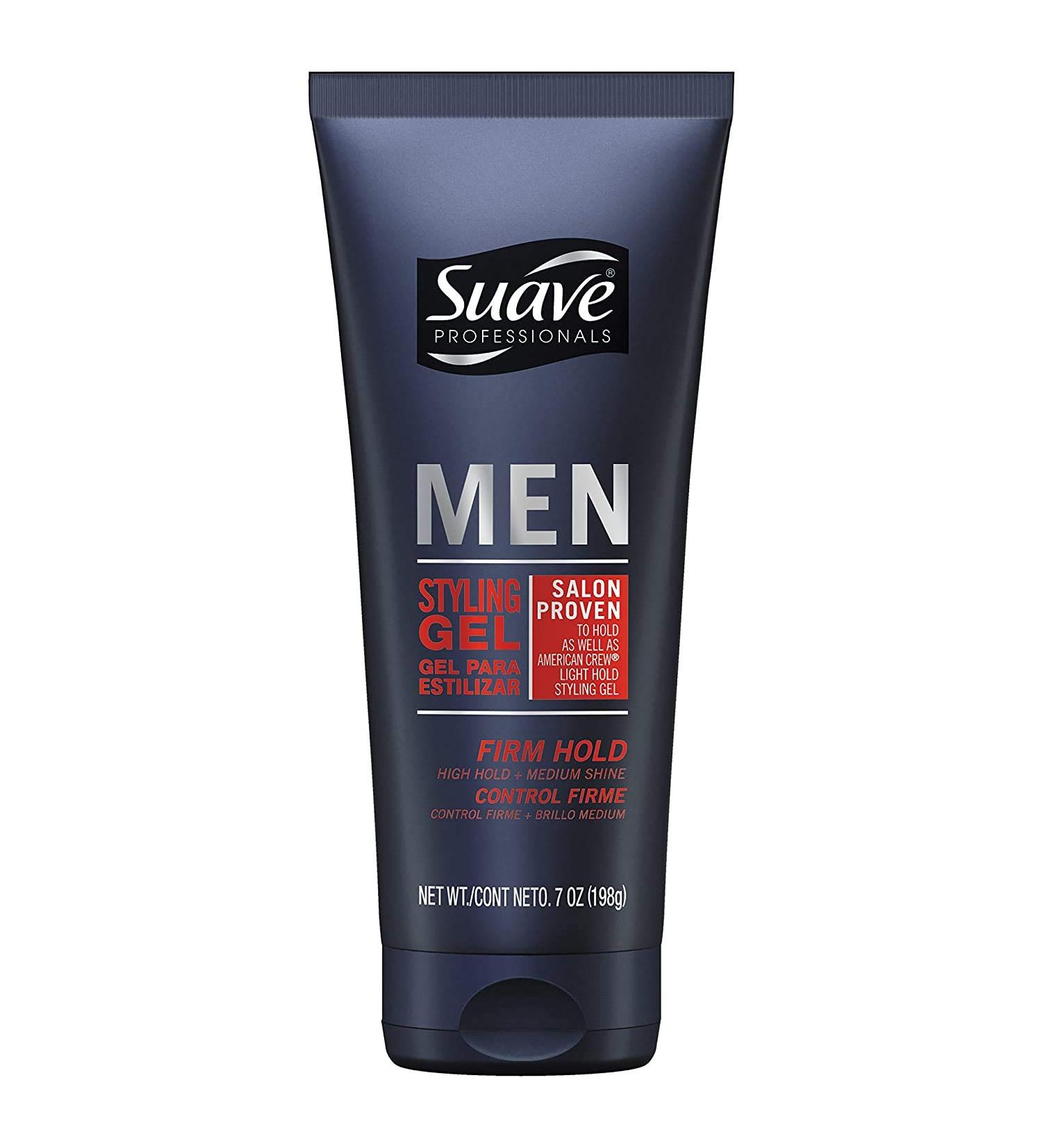 Suave Professionals Men's Styling Gel  Firm Hold  7 oz  2 pk