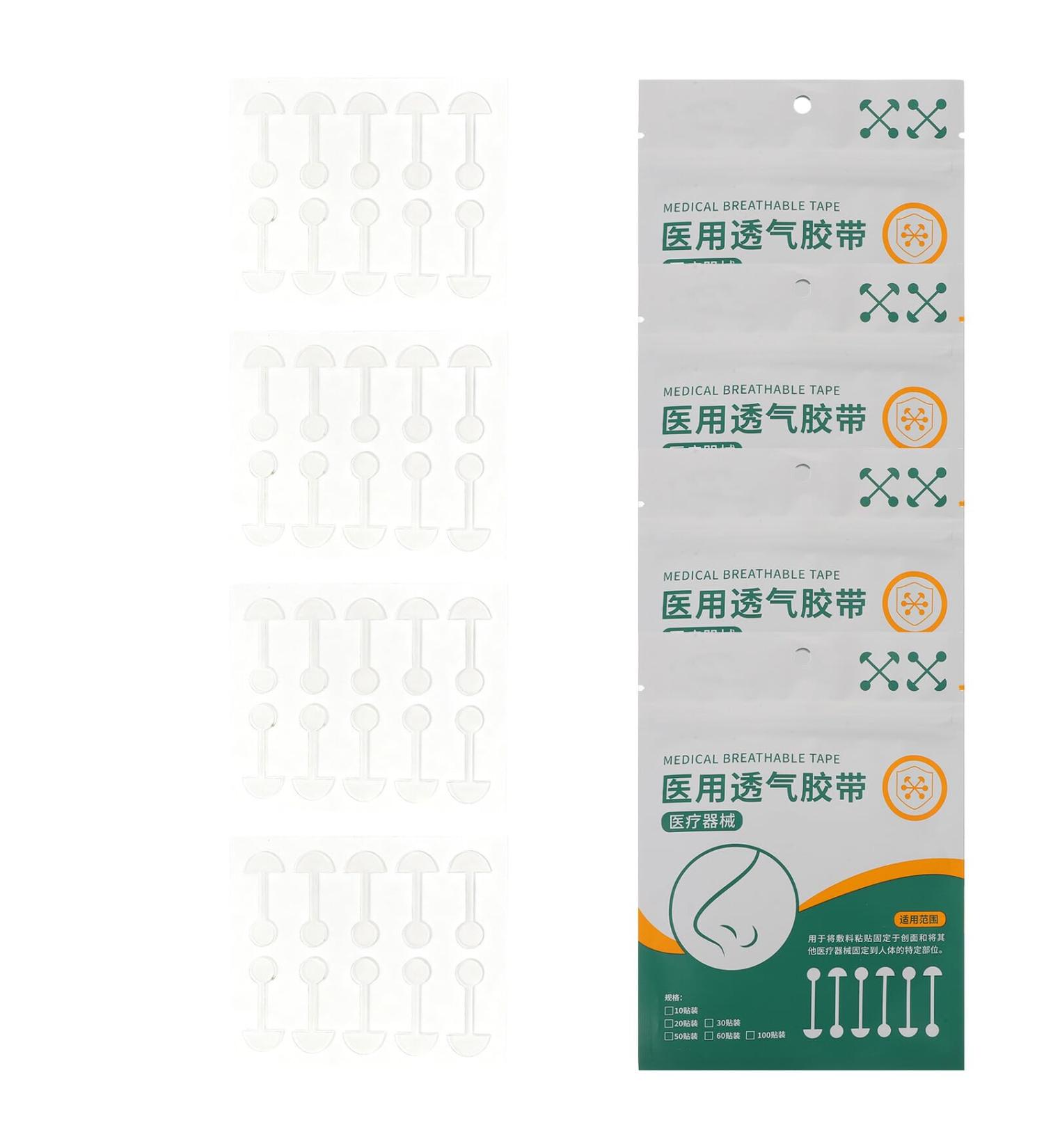 Patchs Nasaux Autocollants Transparents D halt re Bandes Nasales lastiques Respirantes pour Remodelage Naturel du Nez Lot de 4 Paquets Confort Quotidien Soin Beaut  - Buy Online on GoSupps.com