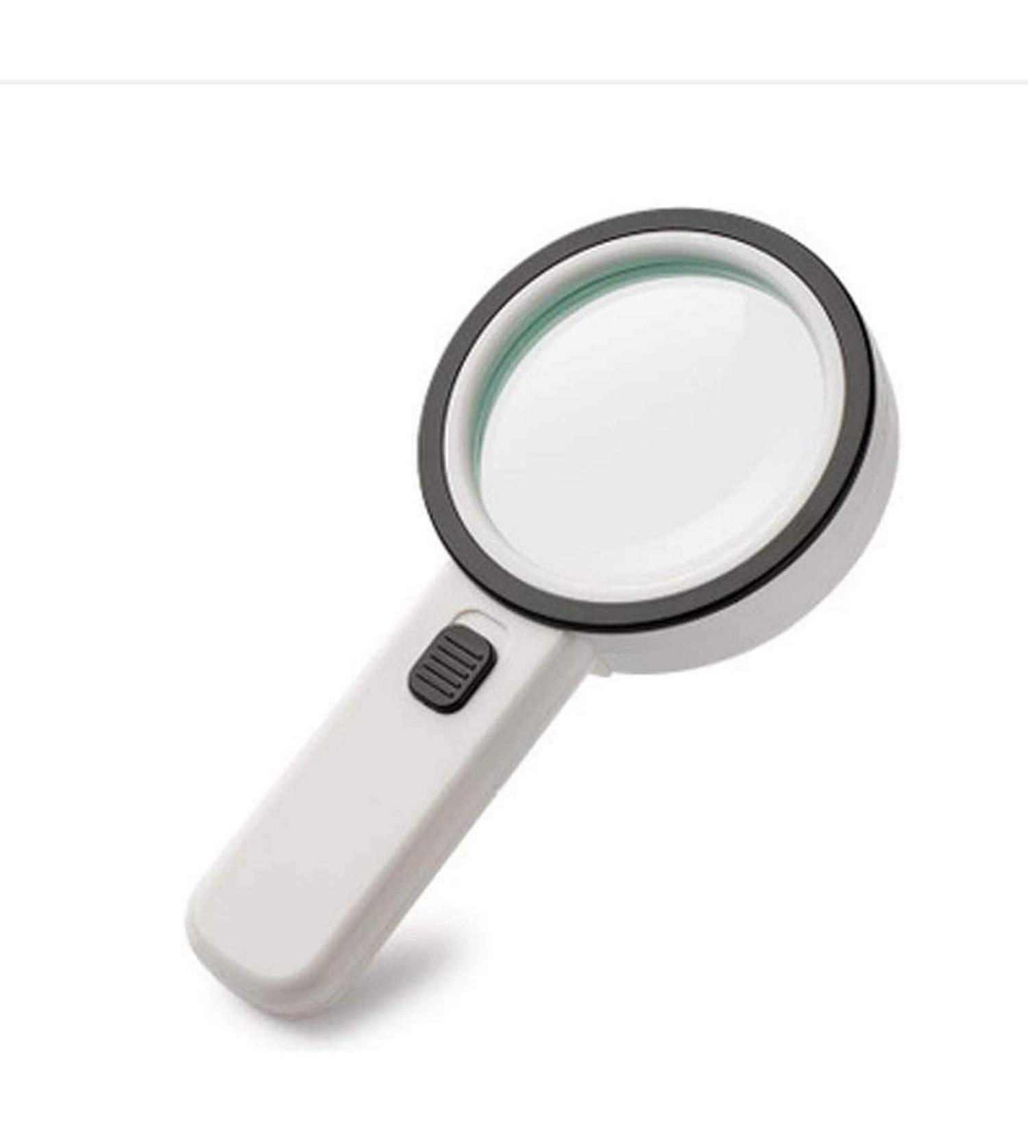 Magnifying Glasses for Hobbies Reading Magnifier 30 Times High Magnification Handheld Magnifying Glass Double Optical Lens 12LED Light UV Counterfeit Magnifying Glass Reading Newspaper Map Vision - Buy Online on GoSupps.com