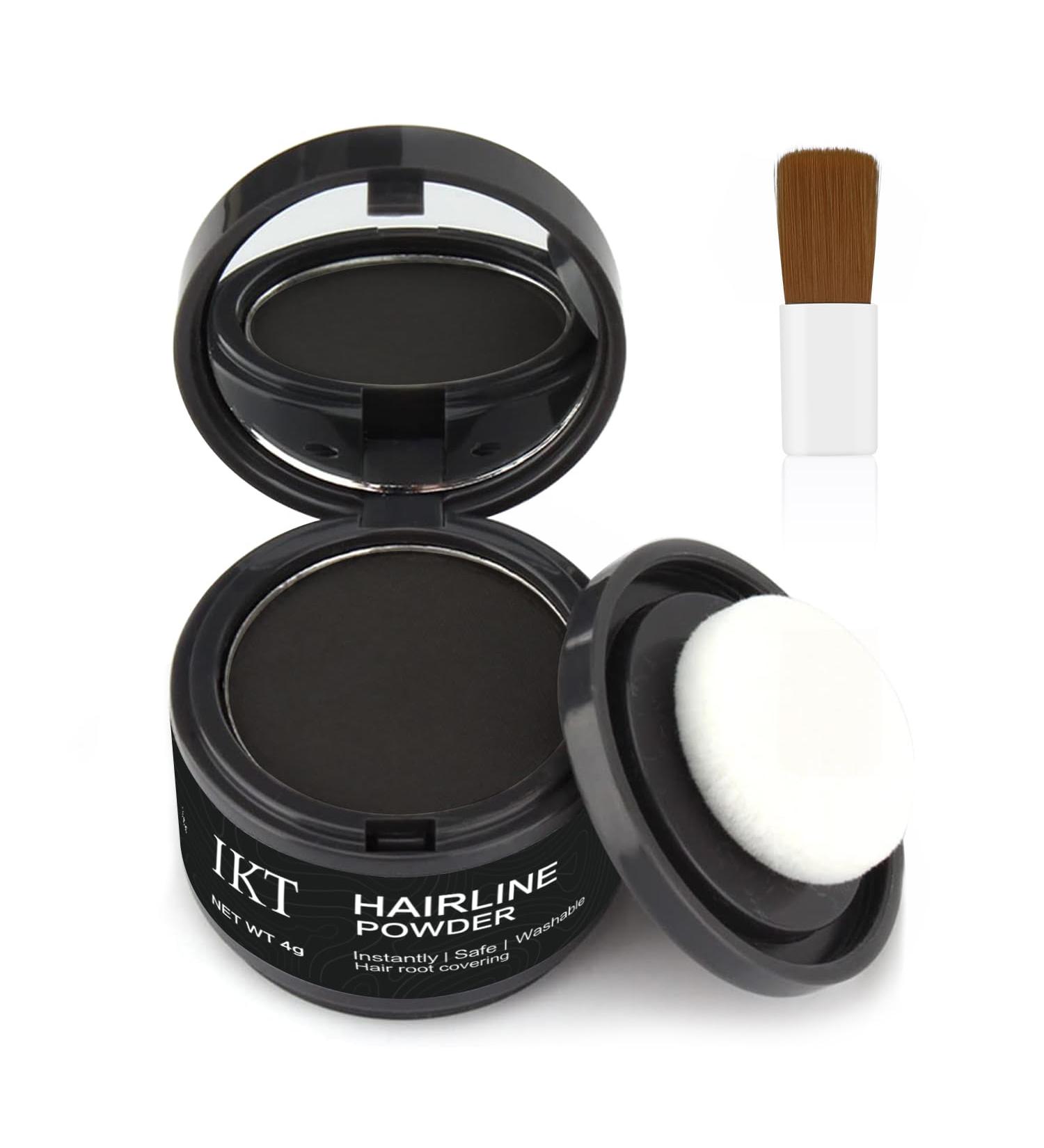 Hairline Powder for Root Touch Up | Black Hair Powder Stick for Thinning Hair Bald Spots & Beard Line - International Shipping Available - Buy Online on GoSupps.com