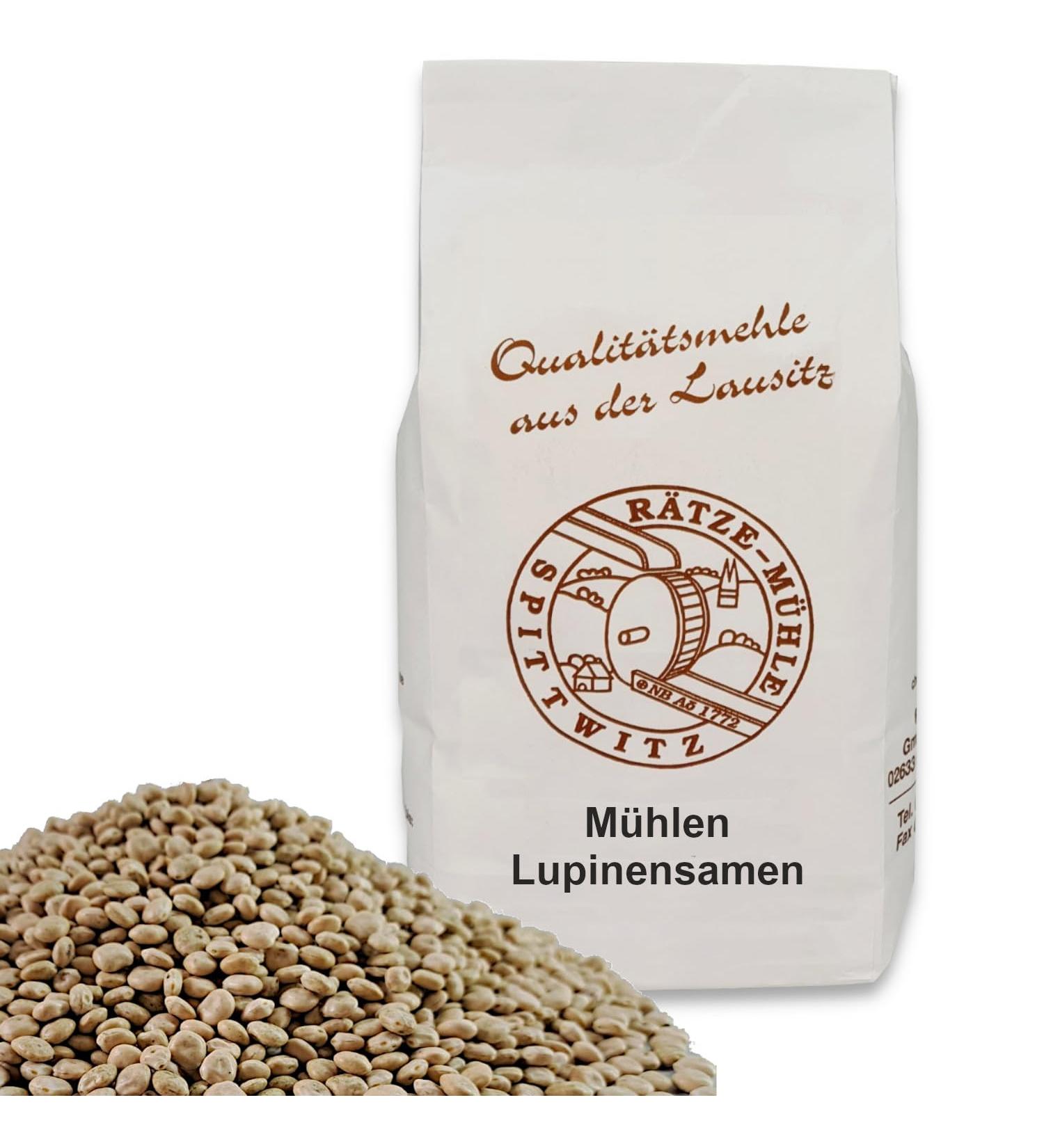 Lupine Seeds 500g - Quality Sweet Lupine Grain Germinable & Fresh from R tze Mill - International Shipping Available - Buy Online on GoSupps.com