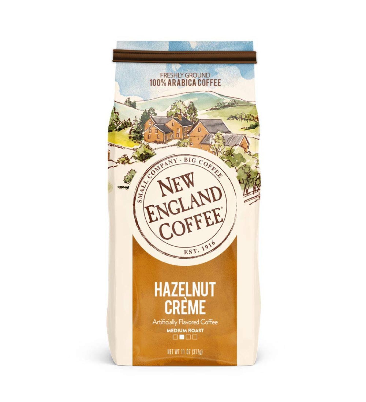 New England Coffee Hazelnut Creme 11 Ounce by New England Coffee - Buy Online on GoSupps.com
