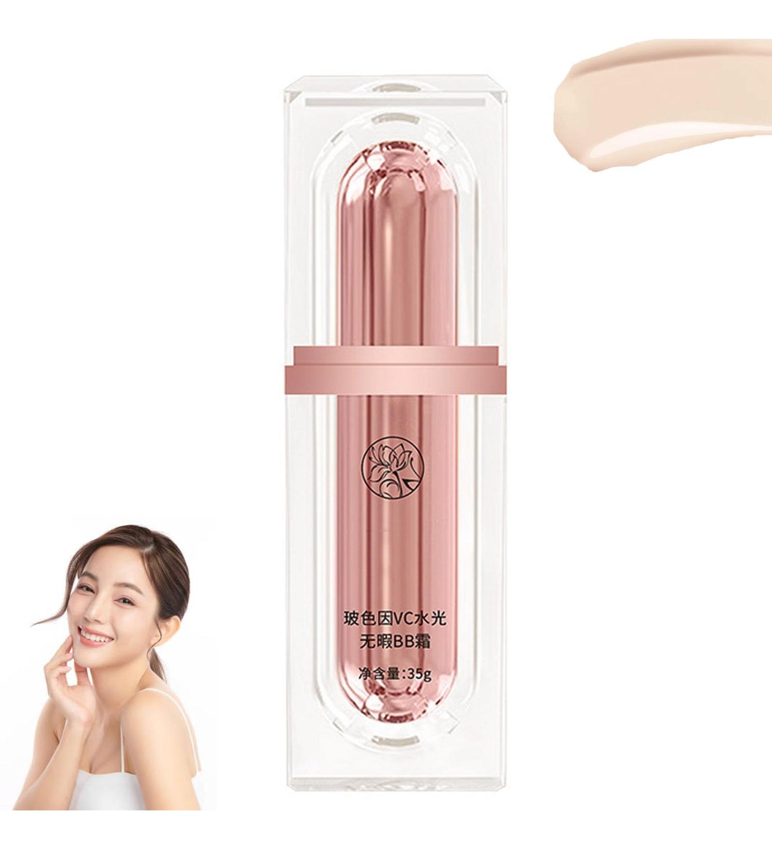 VC Flawless BB Cream VC Water Light Flawless BB Cream Multi-effect Peptide Moisturizing Liquid Foundation Hyaluronic Acid BB Cream Skincare BB Cream (#02 Natural) - Buy Online on GoSupps.com