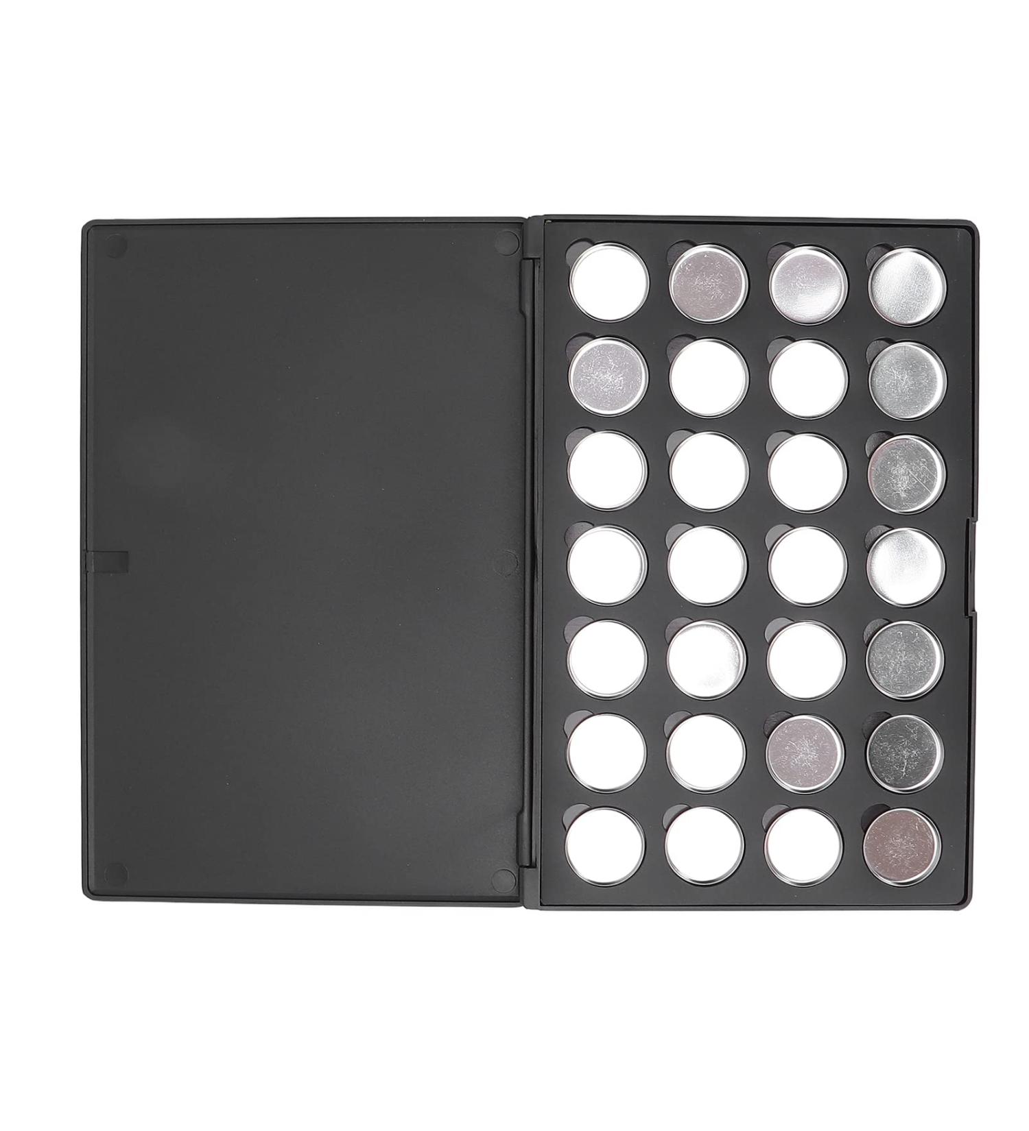 Magnetic Palette - Wear-Resistant Empty Eyeshadow Palette for Makeup Artists | Round Metal Pan for Blush & Lipstick - Perfect Gift - Buy Online on GoSupps.com