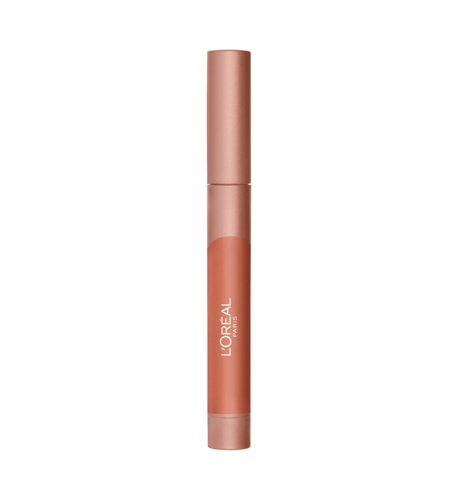 L'Oreal Paris Infallible Matte Lip Crayon - Lady Toffee | Long Lasting Matte Finish - Buy Online on GoSupps.com