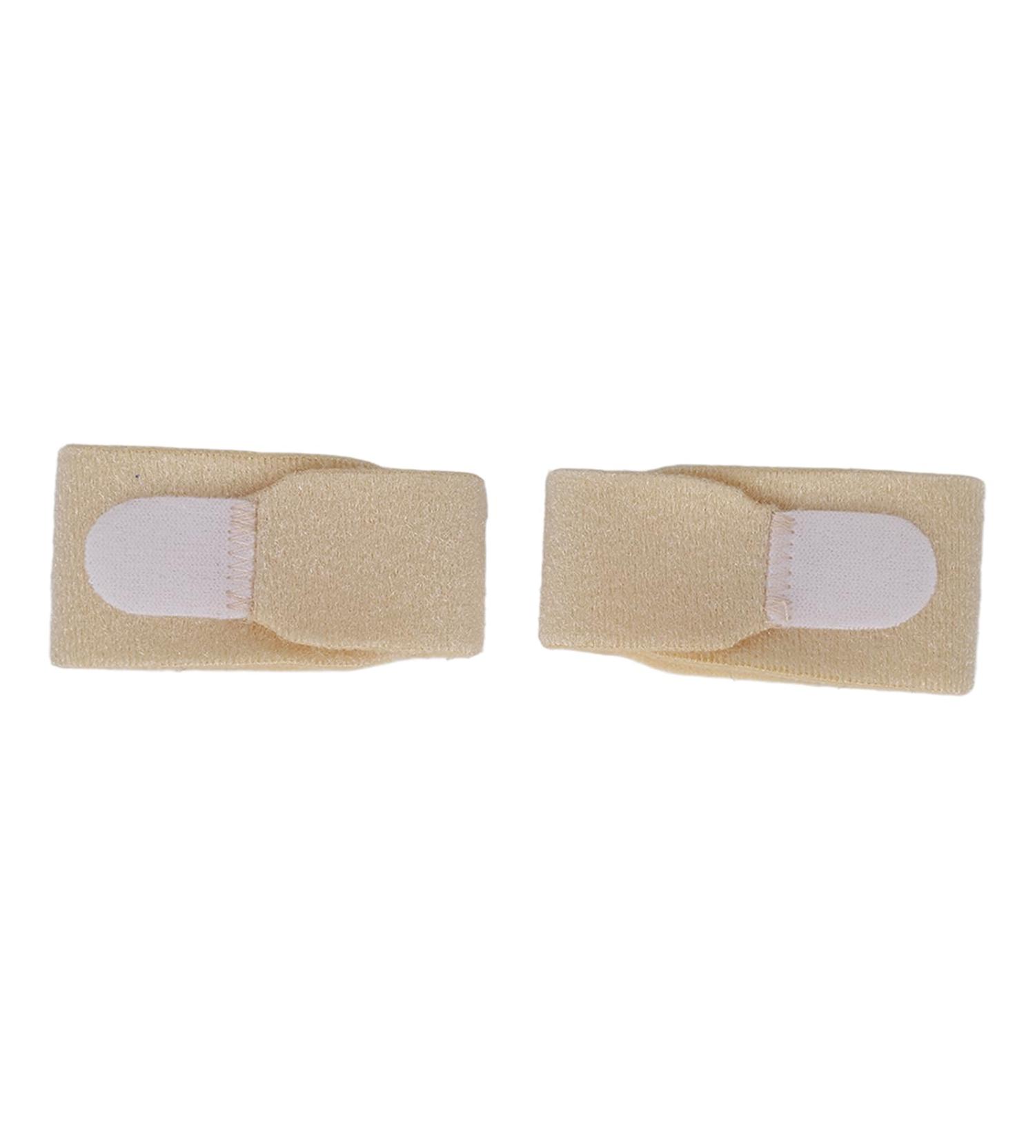 2pcs Soft Hammer Toe Straightener Straps - Skin Color - Universal Ergonomic Claw Toe Corrector for Bent Toes (Medium Size) - Buy Online on GoSupps.com