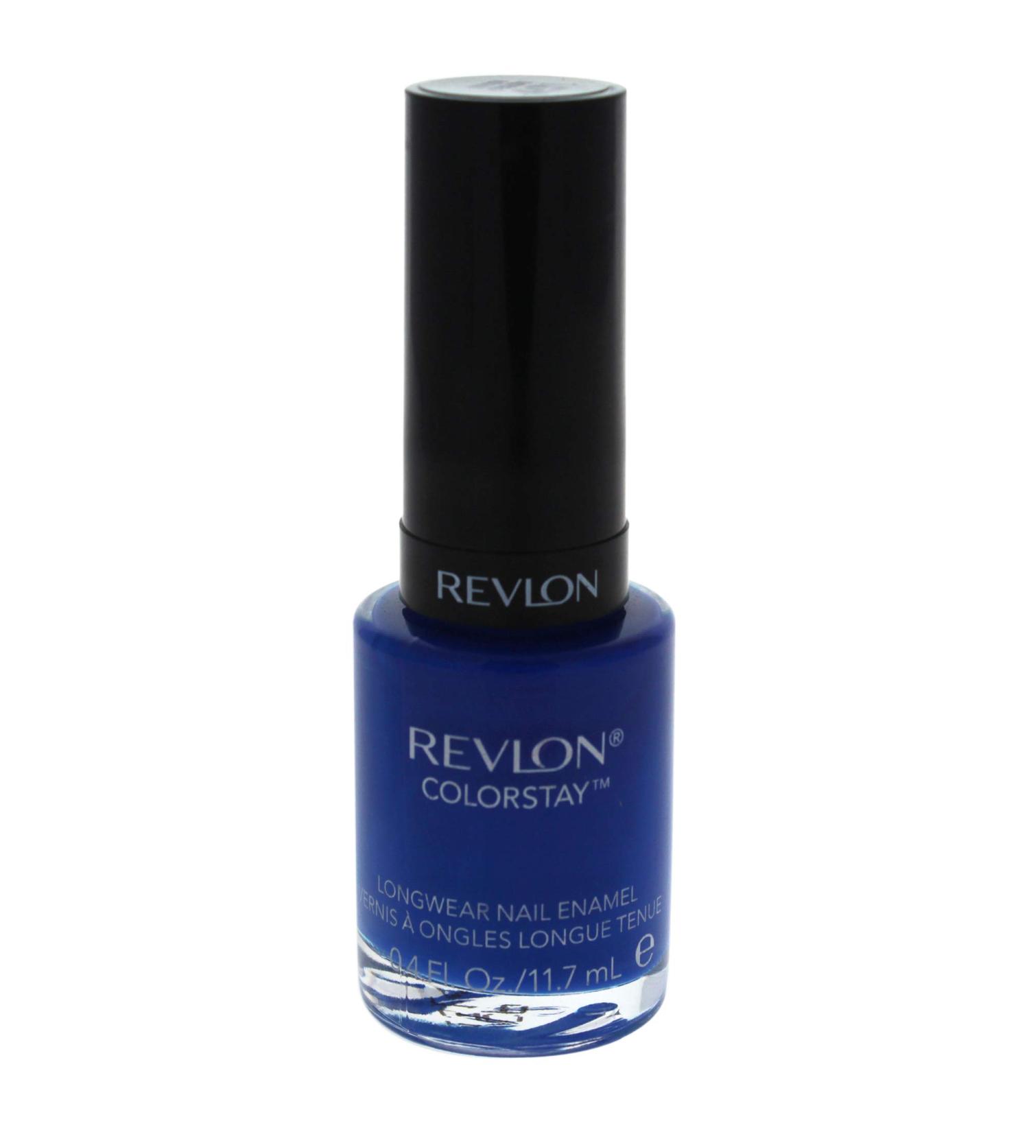 Revlon 180 Indigo Night ColorStay Longwear Enamel Nail Polish 0.4 oz N180 Indigo Night