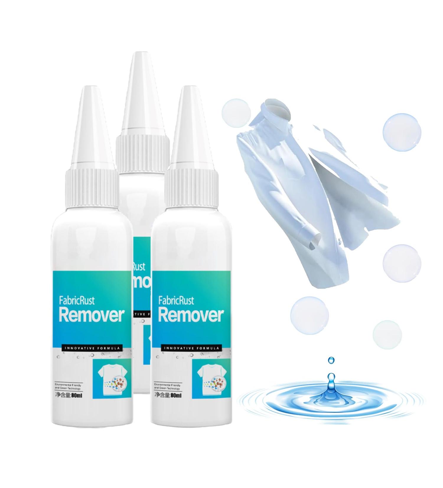 Fabric Rust Removal Cleaner Fabric Rust Stain Remover for Clothes Fabric Rust Stain Remover Strong Clothes Rust Remover Garment Stubborn Stain Cleaner Oil Remover (3PCS-240ML) - Buy Online on GoSupps.com