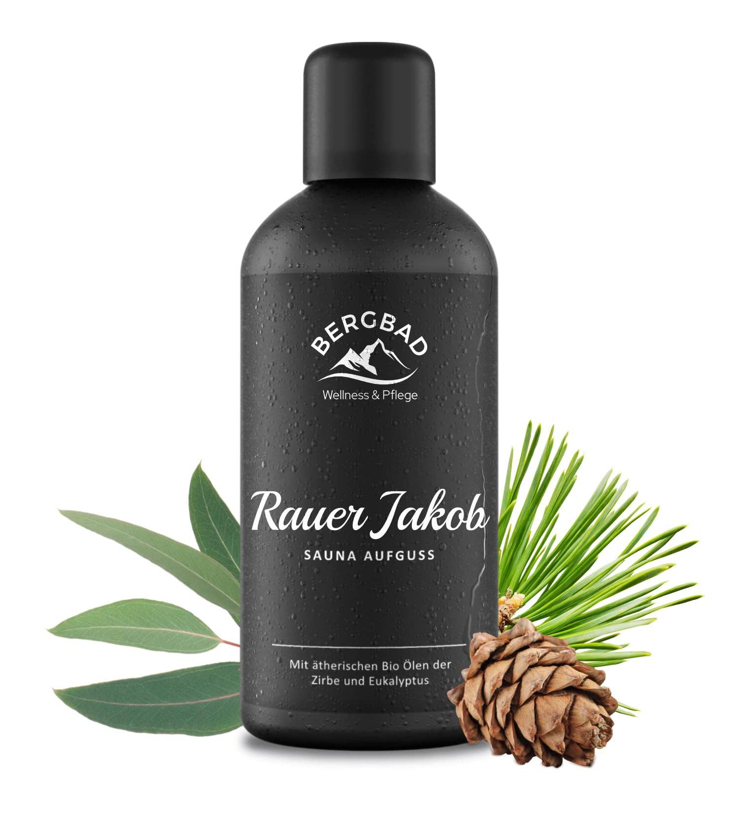 BERGBAD ORGANIC Sauna Infusion - Pine & Eucalyptus 100ml | Natural Essential Oils for an Invigorating Sauna Experience - Buy Online on GoSupps.com