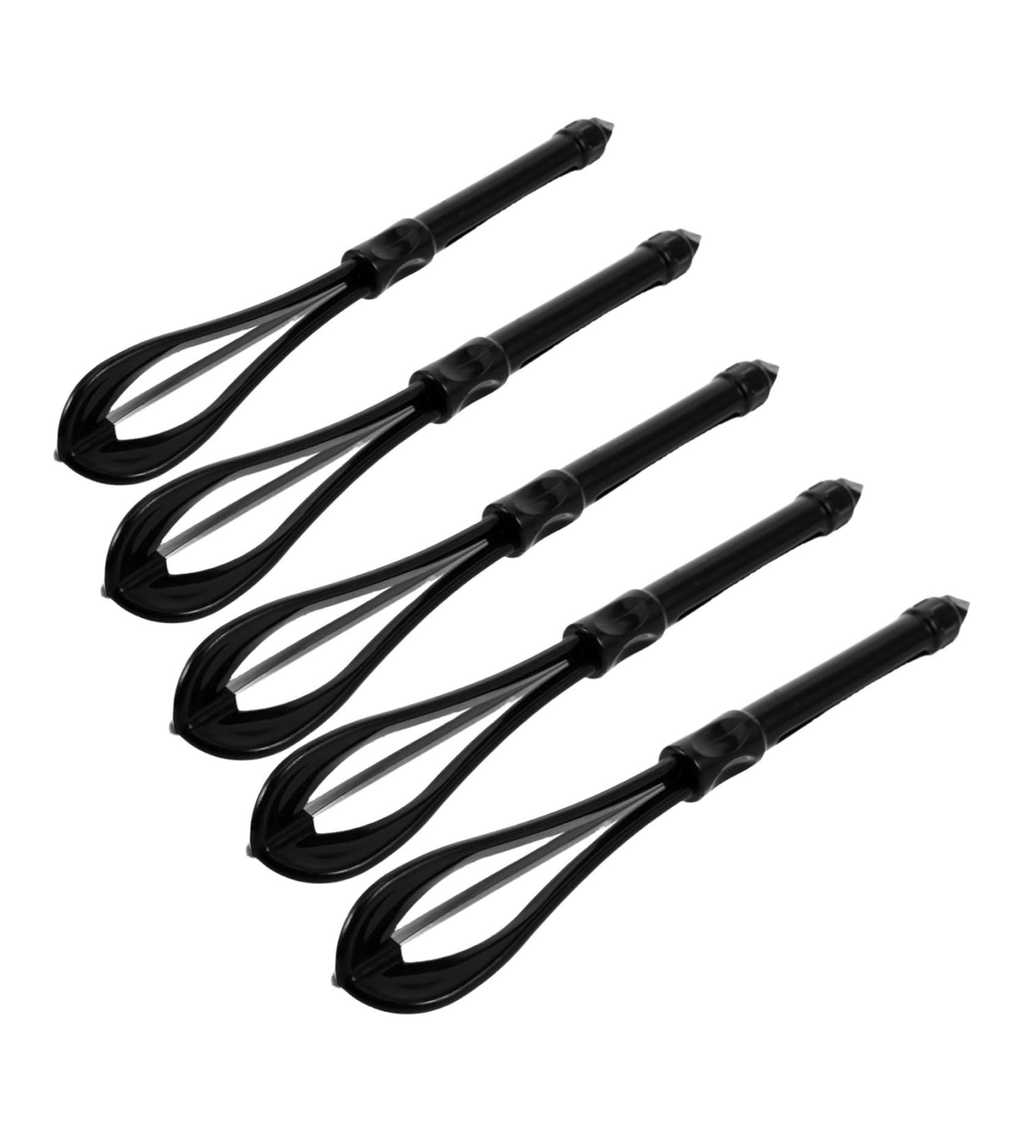 Mikikit Fouet Teinture Capillaire et Accessoire de Coiffure 5 Pi ces en Plastique Noir Multifonction pour M lange de Colorant Cheveux Professionnel et Domicile Salon - Buy Online on GoSupps.com