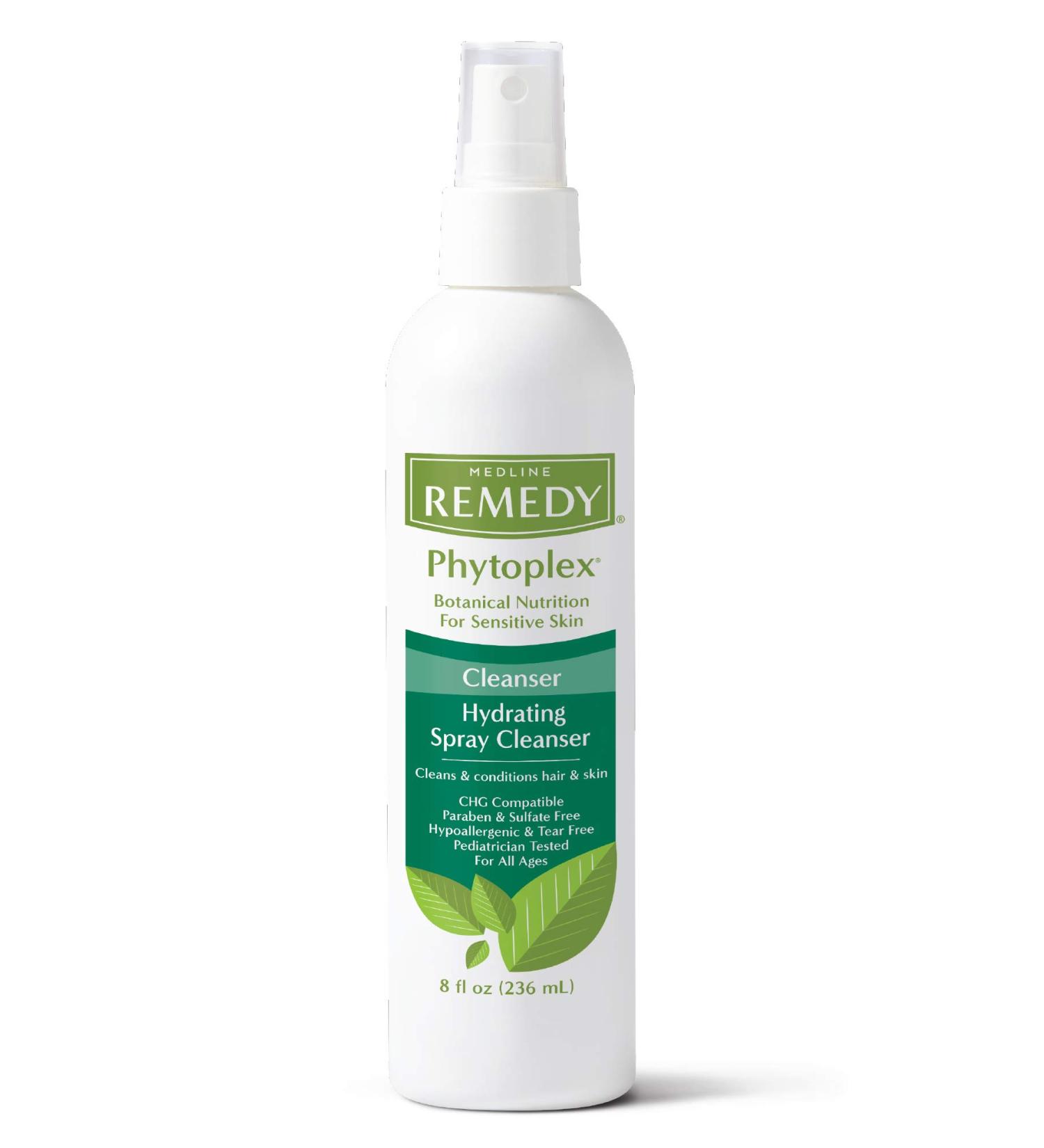 Medline Remedy Phytoplex Hydrating Spray Cleanser 8 oz - Gentle Cleansing for Soft Skin - Buy Online on GoSupps.com