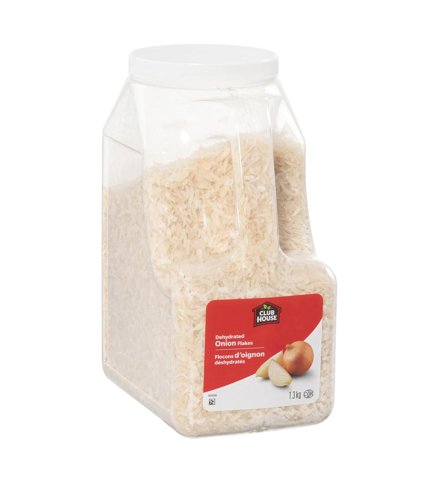 Club House Quality Natural Herbs & Spices ONION FLAKES DEHYDRATED 1.3kg (pack of 1) - Buy Online on GoSupps.com