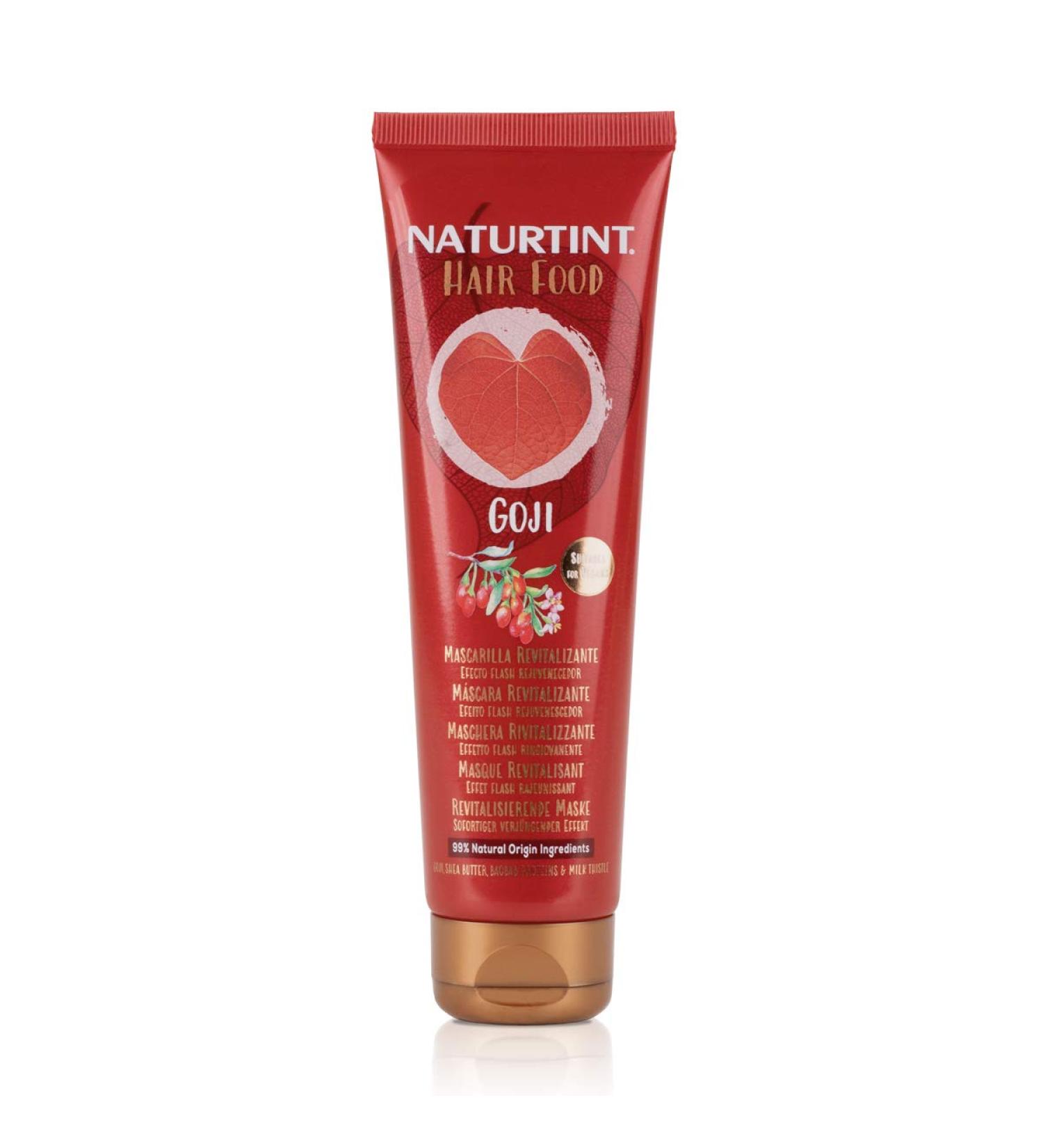 Naturtint Hair Food Goji Revitalizing Mask for Dull/Weakened Hair 150 ml - Buy Online on GoSupps.com
