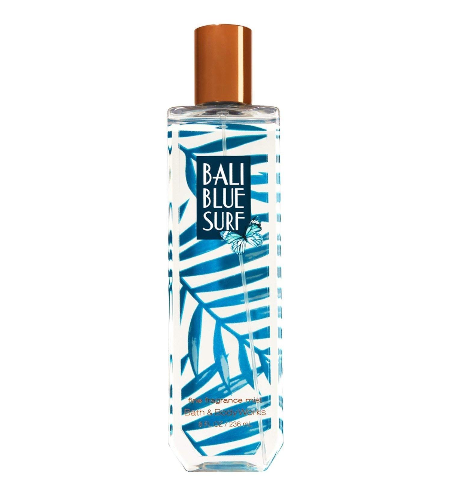 Bath and Body Works Bali Blue Surf Body Fragrance Mist 8 Ounce Full Size Tropical Spray