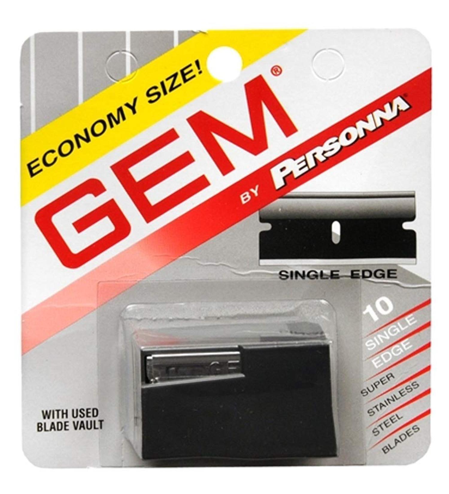 Gem Super Stainless Steel Blades - 1 Pack, 1 Count | High-Quality Razor Blades - Buy Online on GoSupps.com