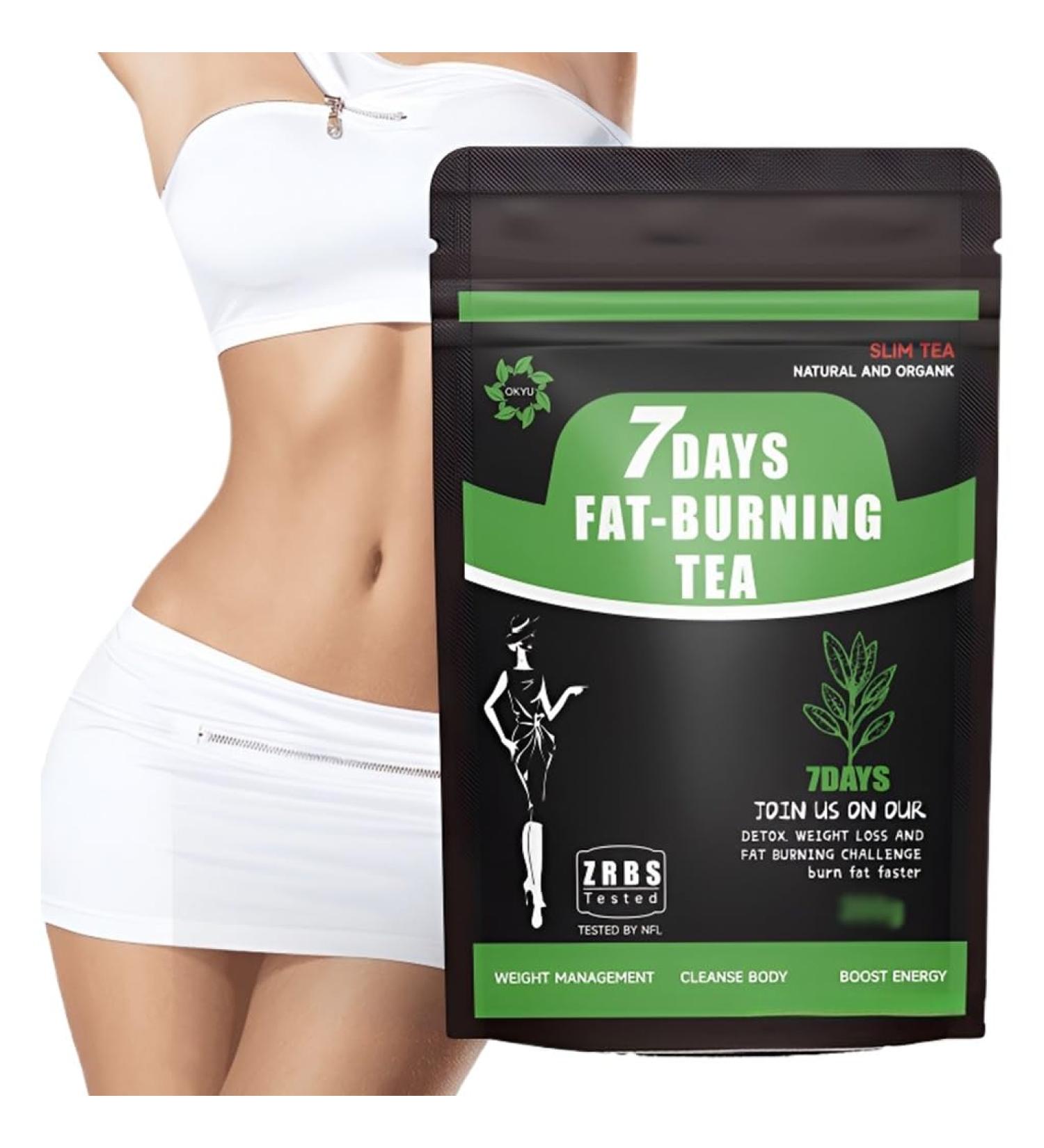 Th Br le-graisses 7 Jours Th Minceur Ventre Plat Tisane Naturelle For Un Bien- tre Quotidien Et Un Soutien Du Ventre(1PCS)