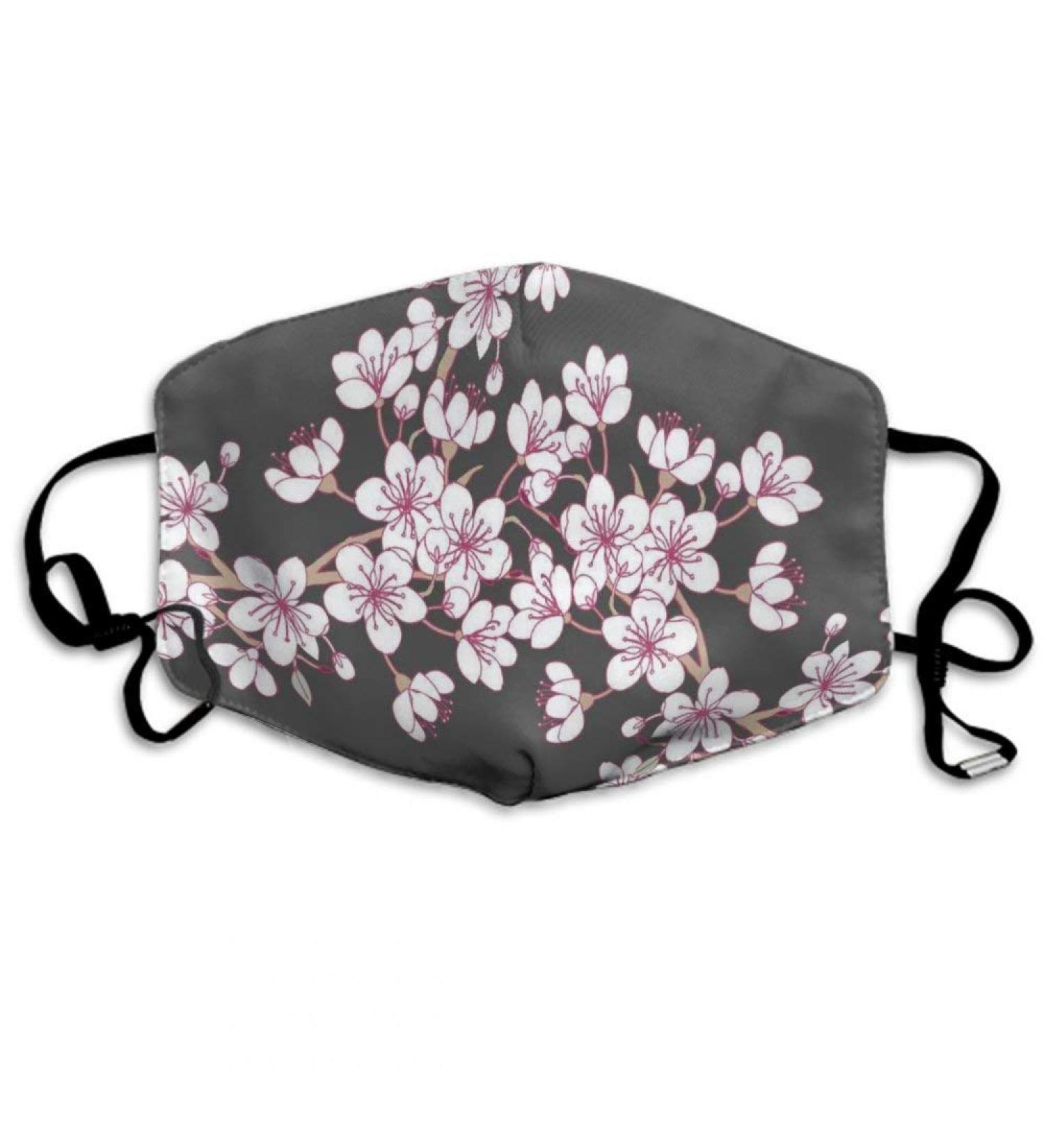 Breathable premium facial protection envelope cherry blossoms women men anti wind dust protection protective cover for skiing camping travel safety daily use